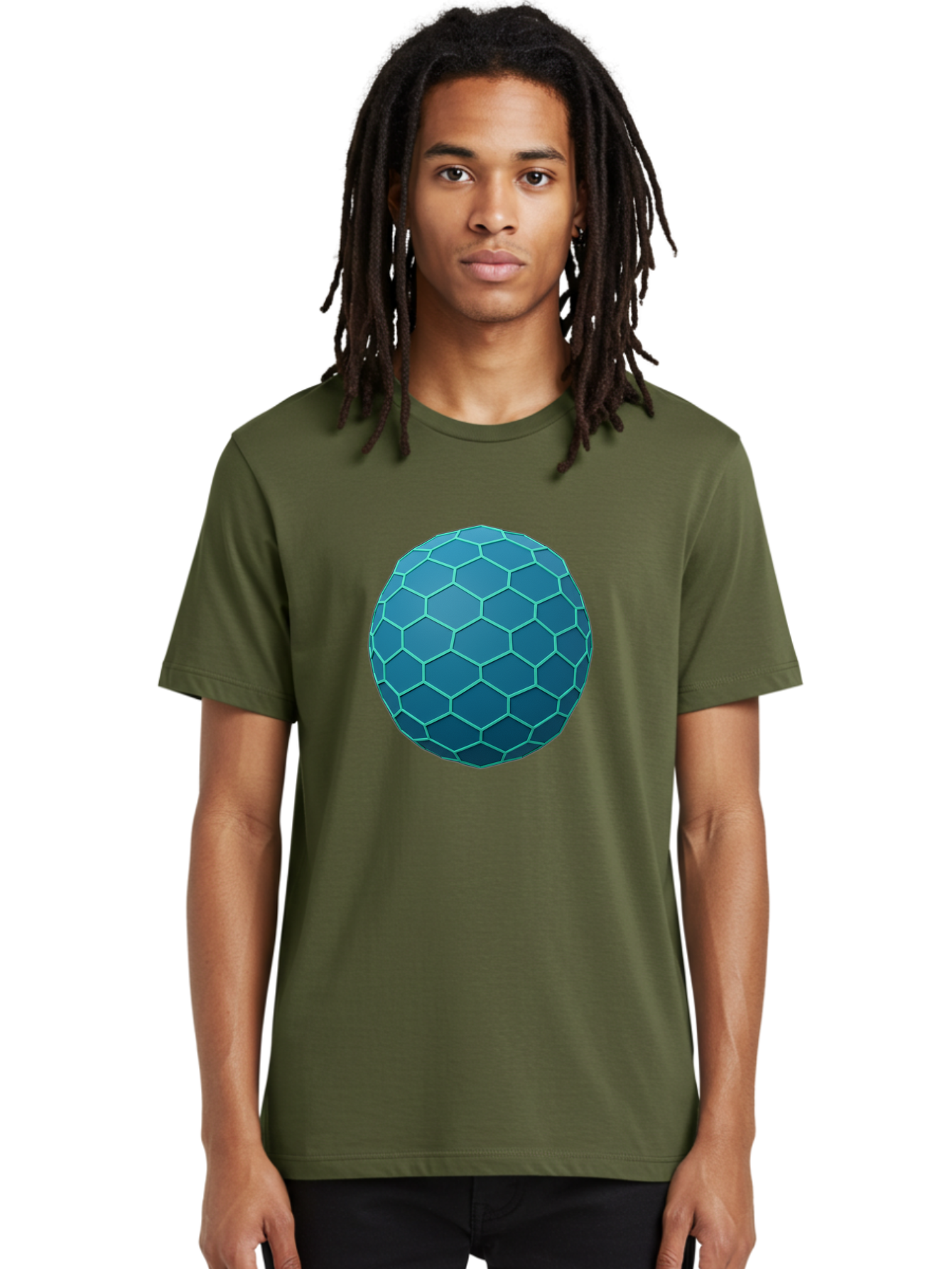 Blue-Hexagonal-Sphere Men'S Graphic Tee, 100% Cotton, Comfortable Casual Summer Wear, Machine Washable, Vintage Camera, Old Camera, Antique Camera, Black Camera, Classic Photography, Photography Equipment, Nostalgic Device, Film Camera, Bag194