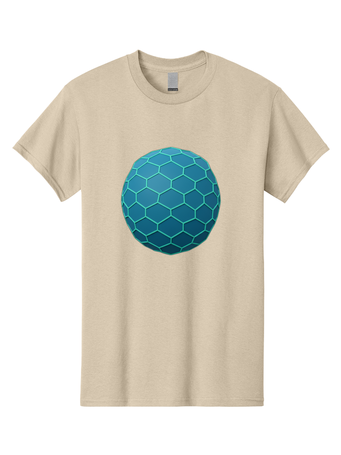 Blue-Hexagonal-Sphere Men'S Graphic Tee, 100% Cotton, Comfortable Casual Summer Wear, Machine Washable, Vintage Camera, Old Camera, Antique Camera, Black Camera, Classic Photography, Photography Equipment, Nostalgic Device, Film Camera, Bag194