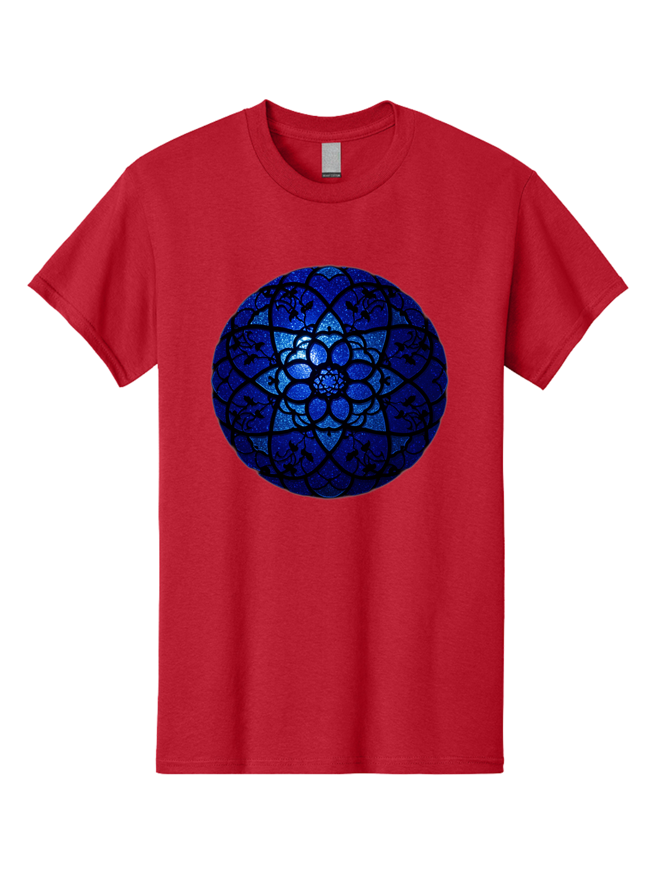 Blue-Lotus-Mandala Men'S Graphic Tee, 100% Cotton, Comfortable Casual Summer Wear, Machine Washable, Vintage Camera, Old Camera, Antique Camera, Black Camera, Classic Photography, Photography Equipment, Nostalgic Device, Film Camera, Bag196