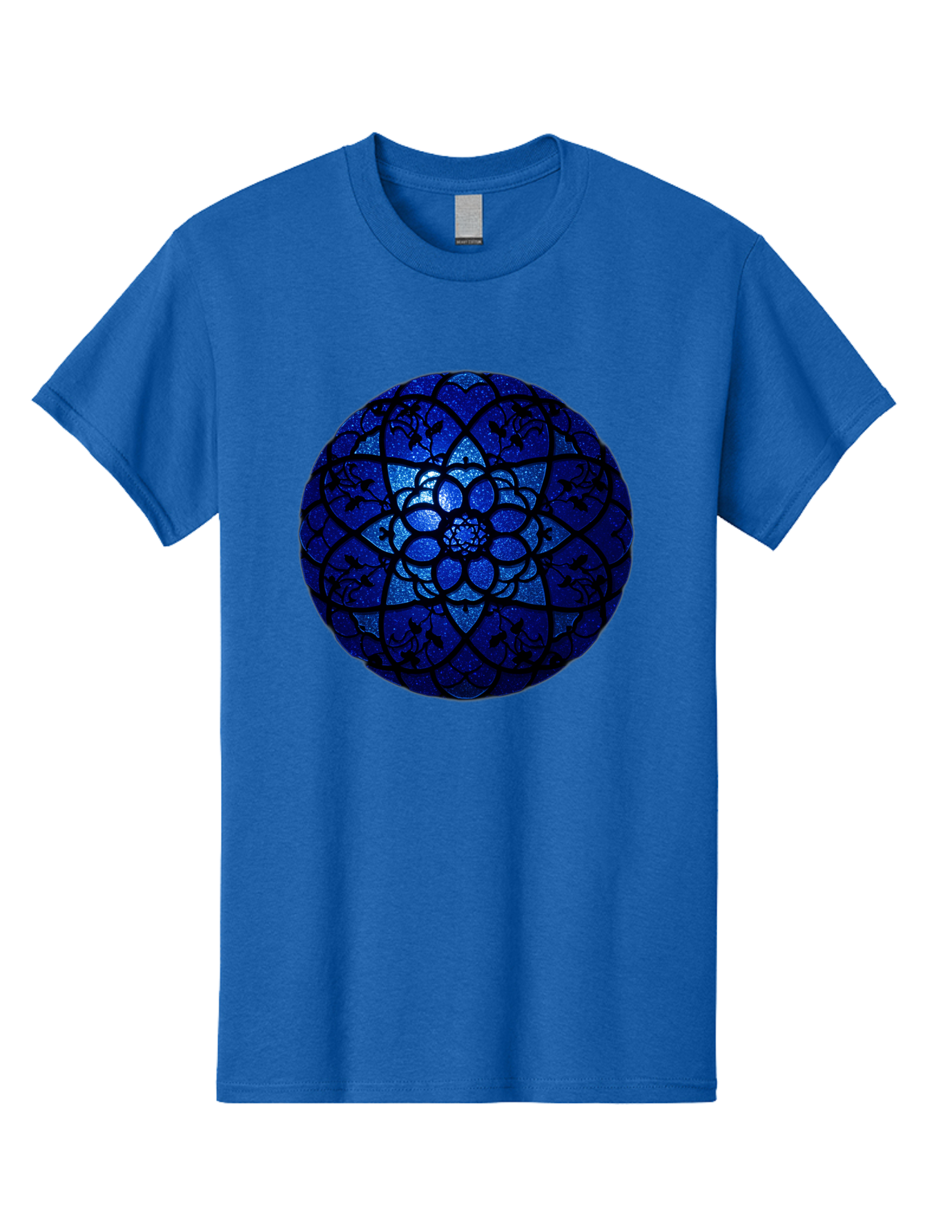 Blue-Lotus-Mandala Men'S Graphic Tee, 100% Cotton, Comfortable Casual Summer Wear, Machine Washable, Vintage Camera, Old Camera, Antique Camera, Black Camera, Classic Photography, Photography Equipment, Nostalgic Device, Film Camera, Bag196