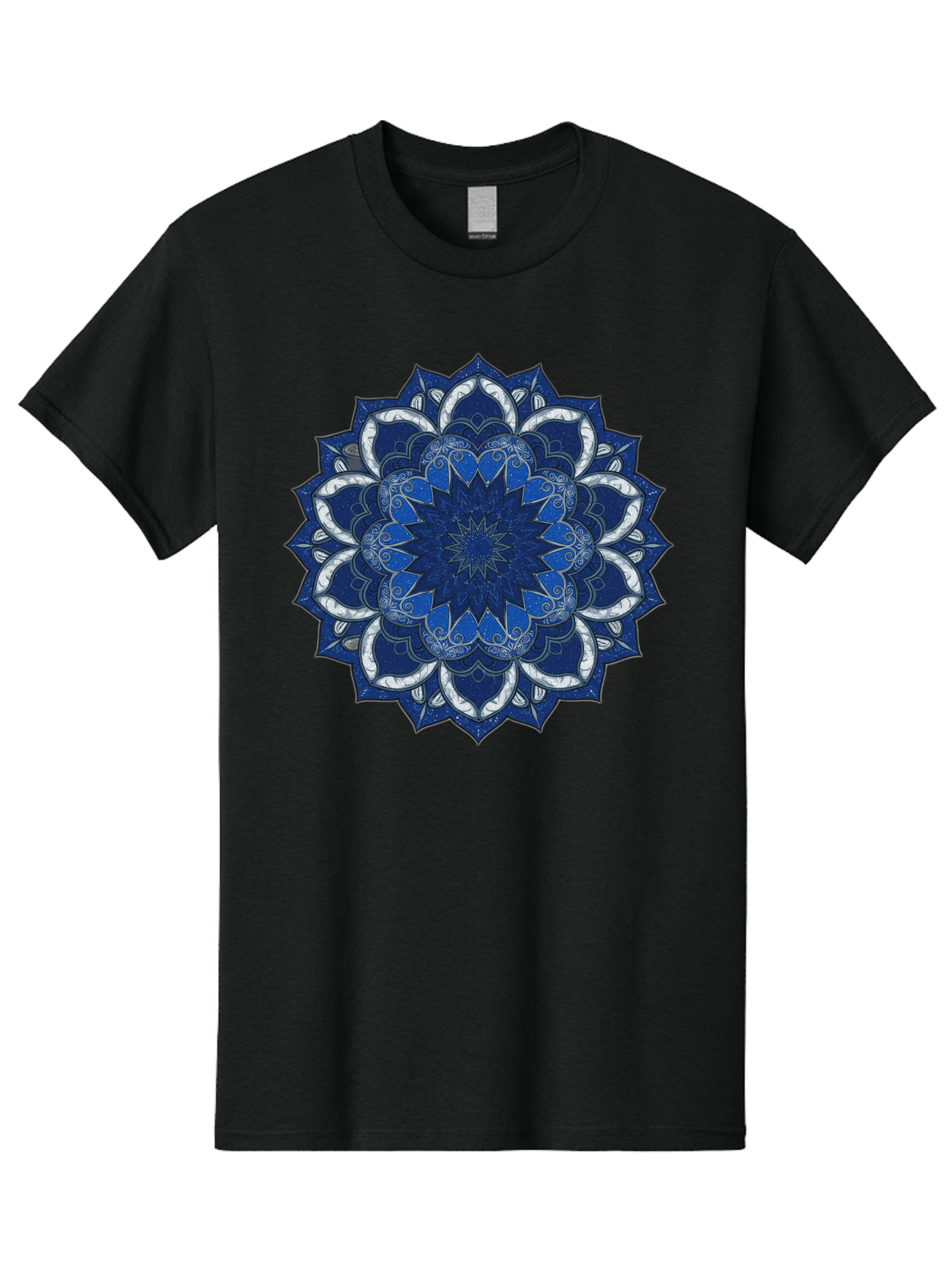Blue-Mandala Men'S Graphic Tee, 100% Cotton, Comfortable Casual Summer Wear, Machine Washable, Vintage Camera, Old Camera, Antique Camera, Black Camera, Classic Photography, Photography Equipment, Nostalgic Device, Film Camera, Camera Art Bag197