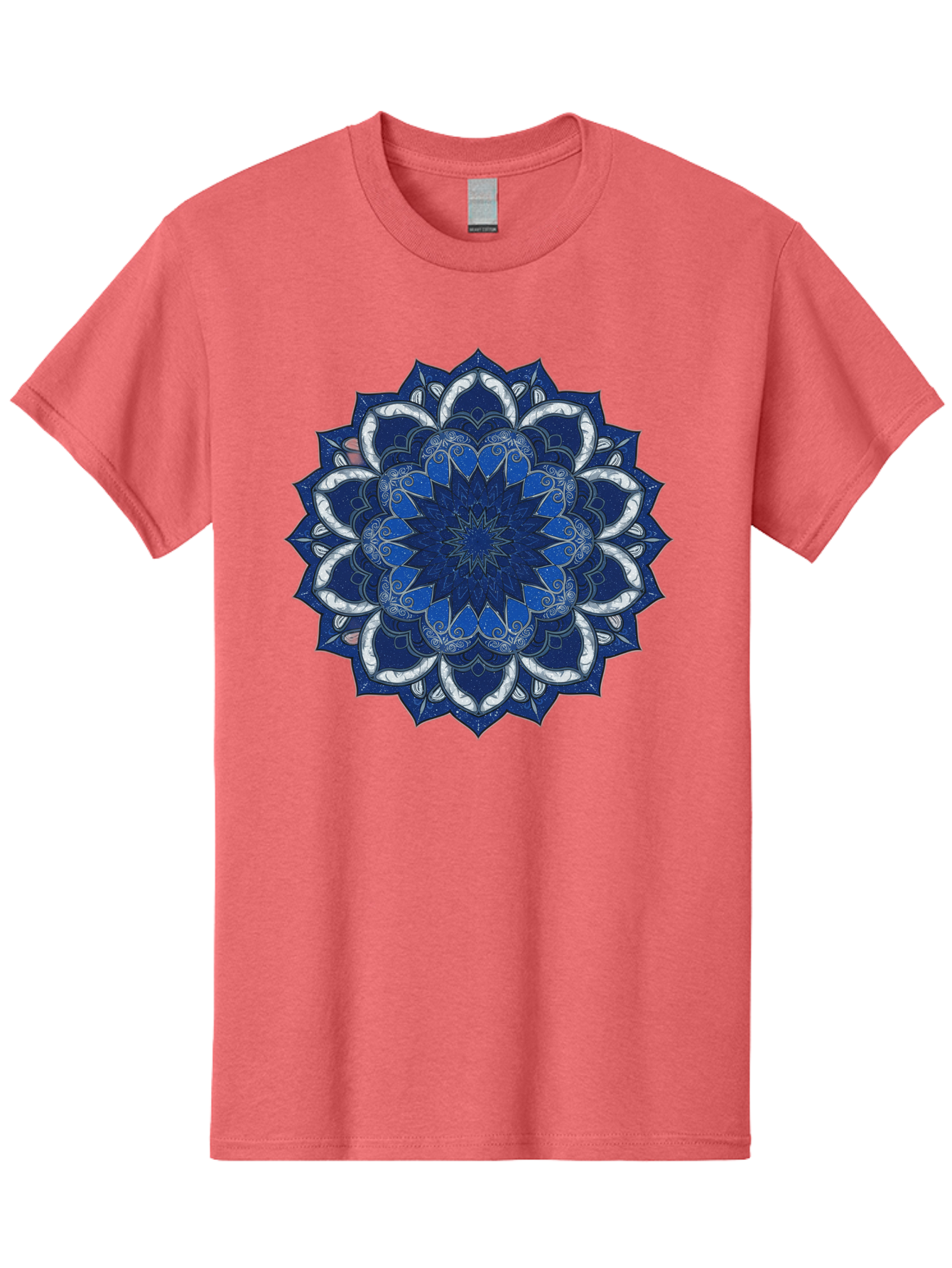 Blue-Mandala Men'S Graphic Tee, 100% Cotton, Comfortable Casual Summer Wear, Machine Washable, Vintage Camera, Old Camera, Antique Camera, Black Camera, Classic Photography, Photography Equipment, Nostalgic Device, Film Camera, Camera Art Bag197
