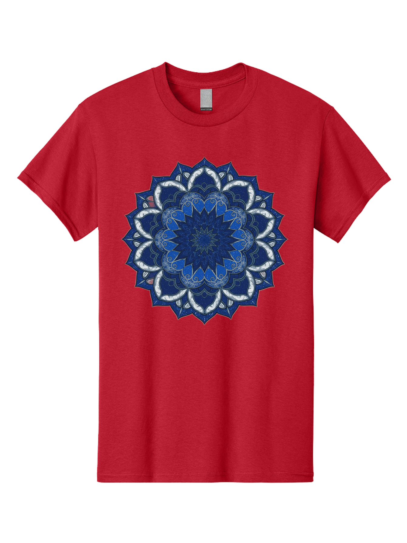 Blue-Mandala Men'S Graphic Tee, 100% Cotton, Comfortable Casual Summer Wear, Machine Washable, Vintage Camera, Old Camera, Antique Camera, Black Camera, Classic Photography, Photography Equipment, Nostalgic Device, Film Camera, Camera Art Bag197