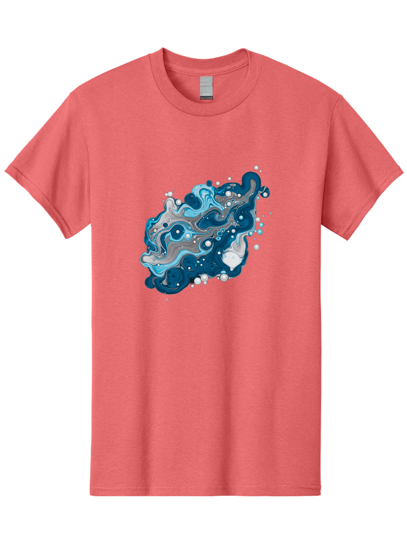 Blue-Marble-Effect Men'S Graphic Tee, 100% Cotton, Comfortable Casual Summer Wear, Machine Washable, Vintage Camera, Old Camera, Antique Camera, Black Camera, Classic Photography, Photography Equipment, Nostalgic Device, Film Camera, Bag198