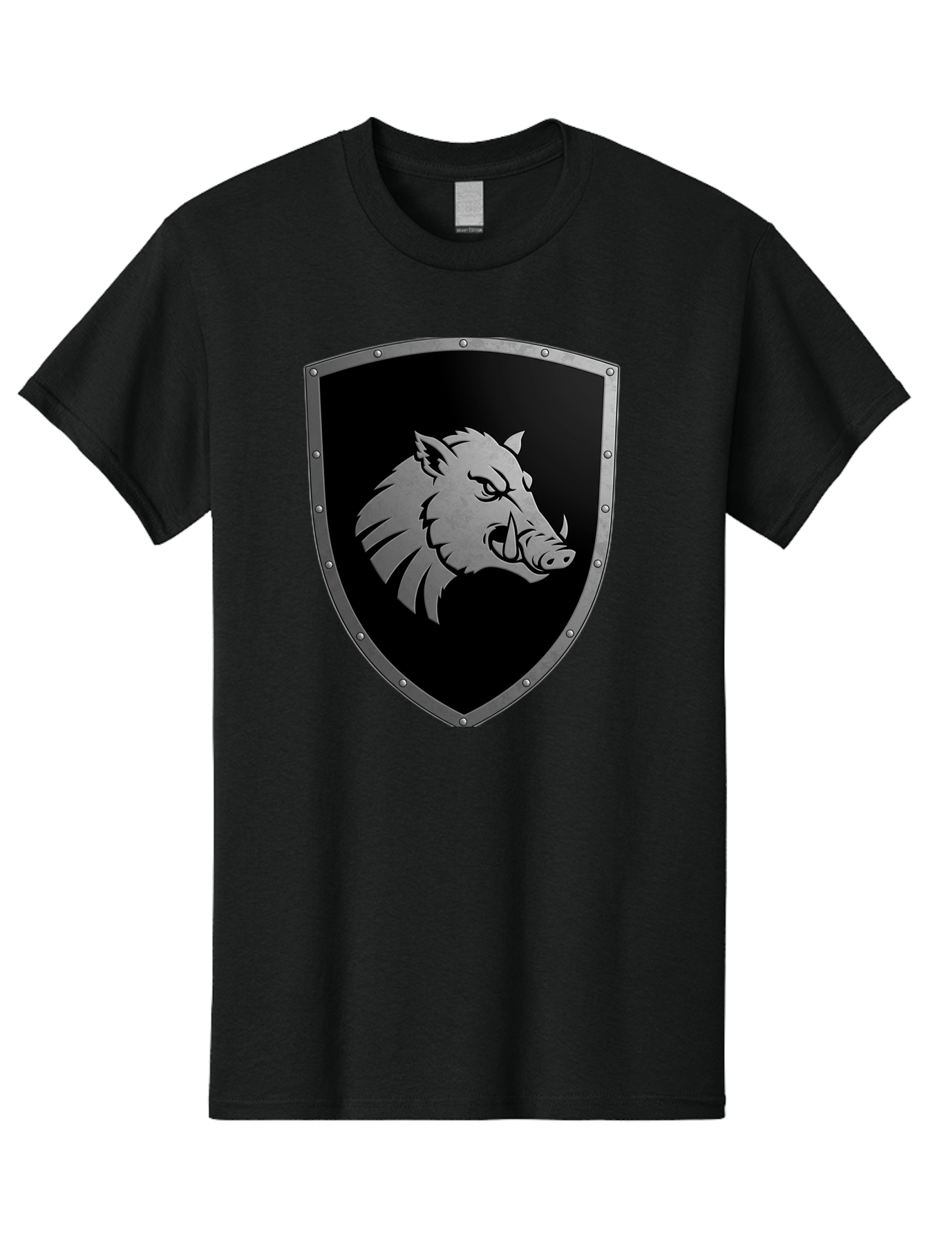 Boar-Head-Shield Men'S Graphic Tee, 100% Cotton, Comfortable Casual Summer Wear, Machine Washable, Vintage Camera, Old Camera, Antique Camera, Black Camera, Classic Photography, Photography Equipment, Nostalgic Device, Film Camera, Camera Art Bag210