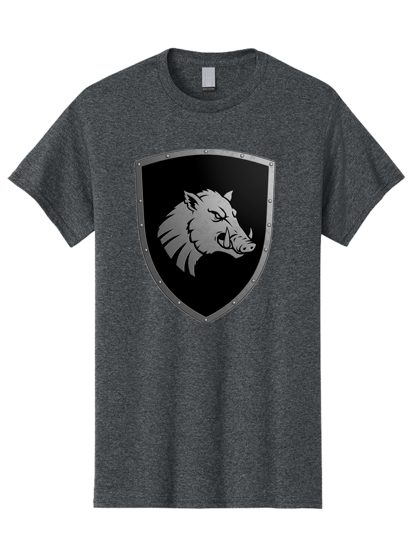 Boar-Head-Shield Men'S Graphic Tee, 100% Cotton, Comfortable Casual Summer Wear, Machine Washable, Vintage Camera, Old Camera, Antique Camera, Black Camera, Classic Photography, Photography Equipment, Nostalgic Device, Film Camera, Camera Art Bag210