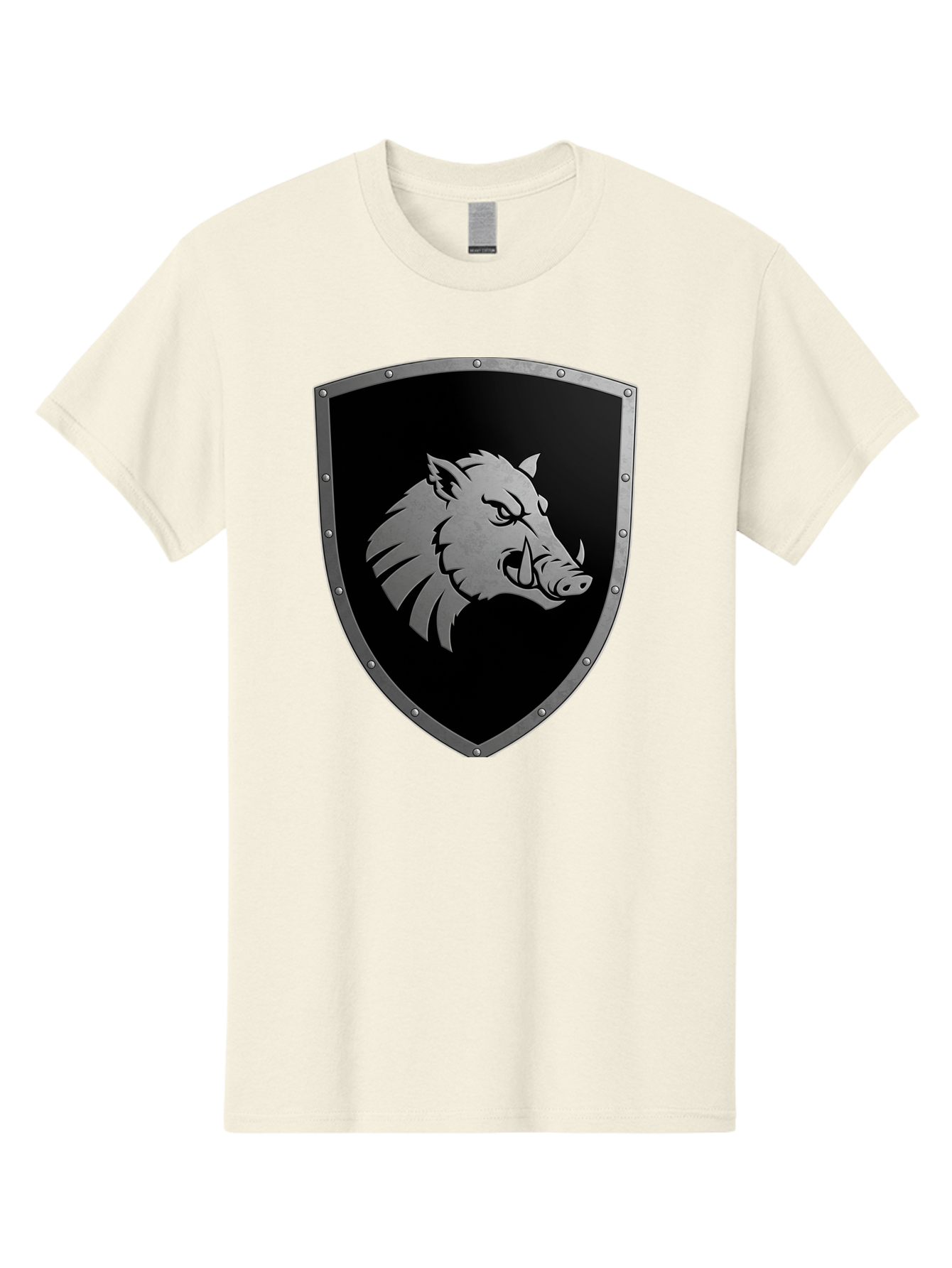 Boar-Head-Shield Men'S Graphic Tee, 100% Cotton, Comfortable Casual Summer Wear, Machine Washable, Vintage Camera, Old Camera, Antique Camera, Black Camera, Classic Photography, Photography Equipment, Nostalgic Device, Film Camera, Camera Art Bag210