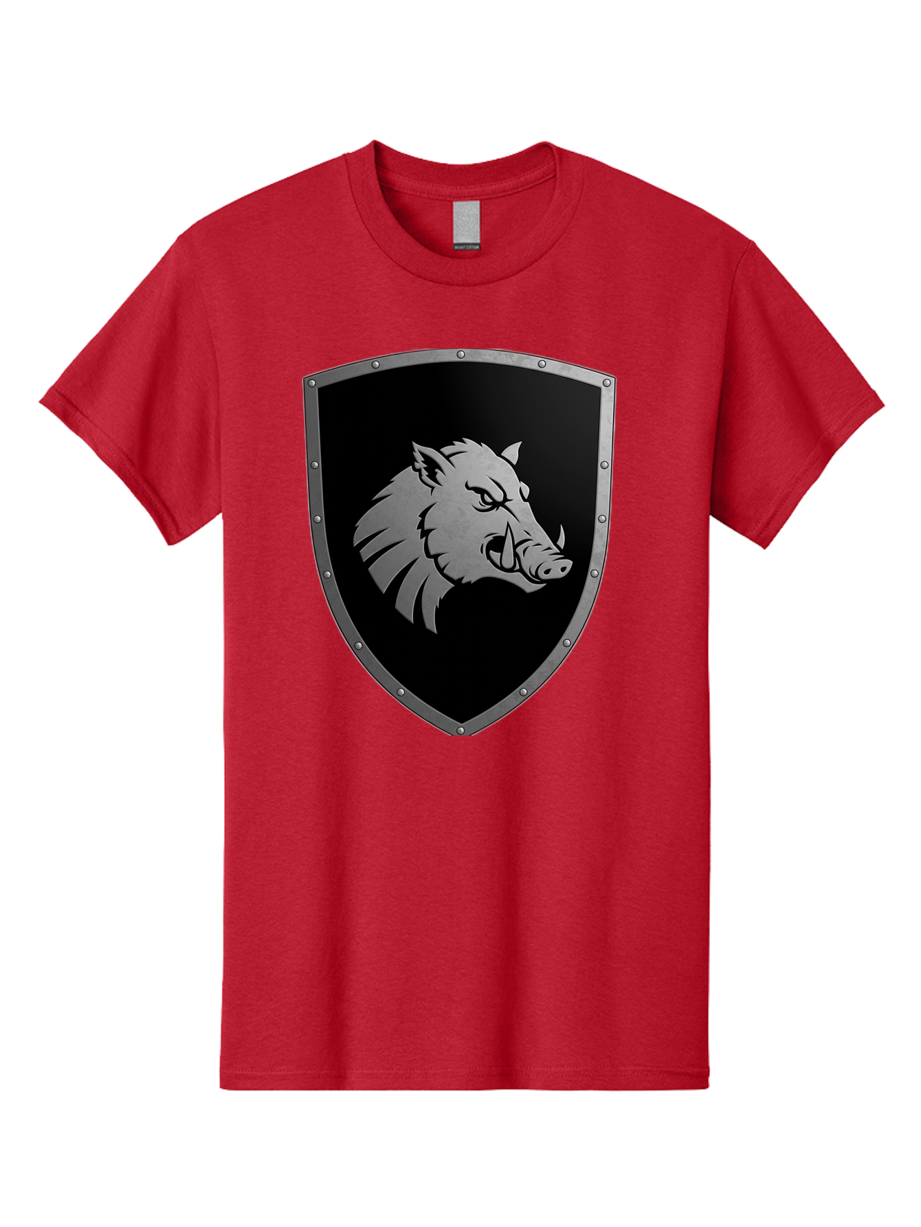 Boar-Head-Shield Men'S Graphic Tee, 100% Cotton, Comfortable Casual Summer Wear, Machine Washable, Vintage Camera, Old Camera, Antique Camera, Black Camera, Classic Photography, Photography Equipment, Nostalgic Device, Film Camera, Camera Art Bag210