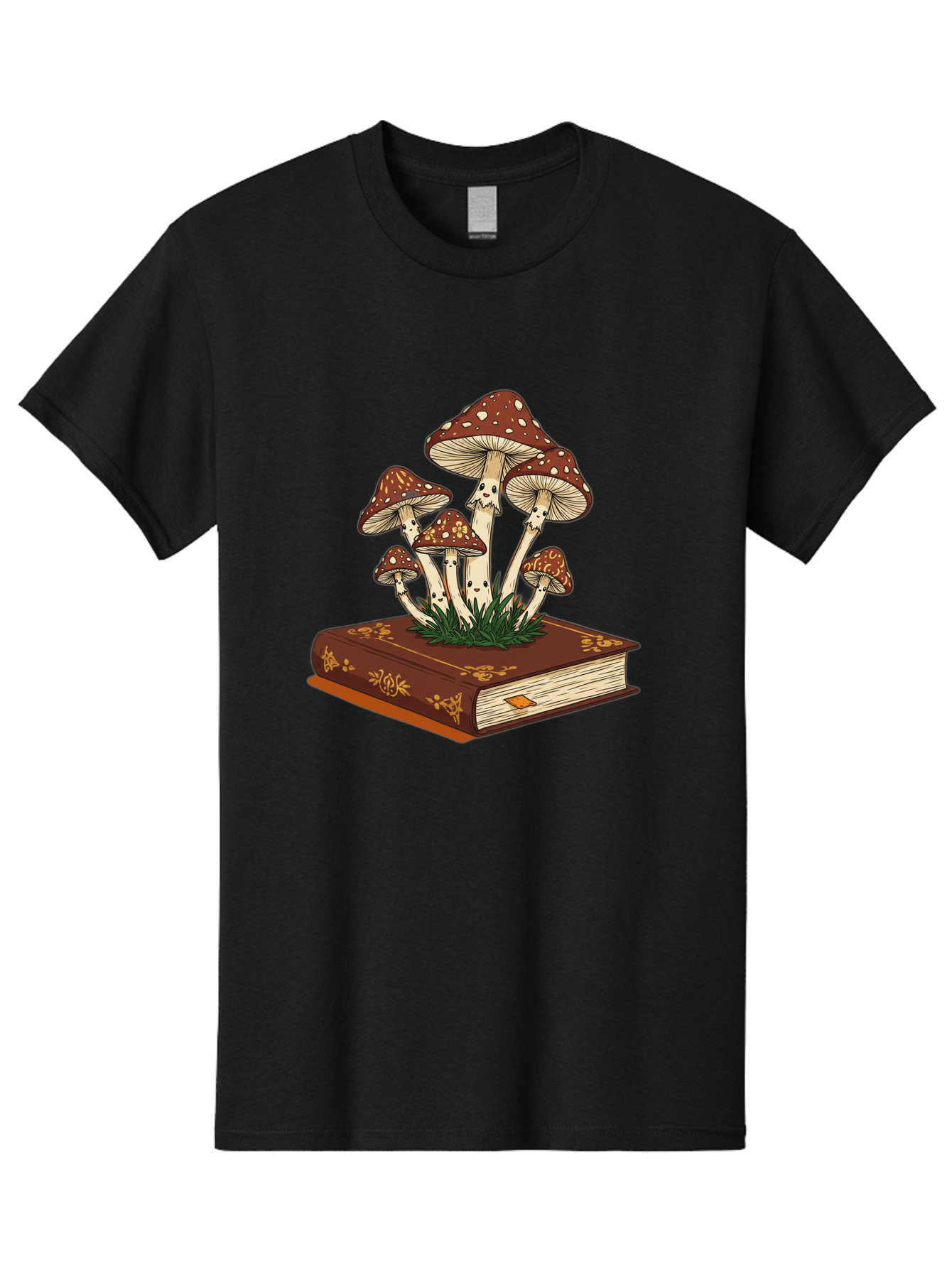 Book-With-Mushrooms Men'S Graphic Tee, 100% Cotton, Comfortable Casual Summer Wear, Machine Washable, Vintage Camera, Old Camera, Antique Camera, Black Camera, Classic Photography, Photography Equipment, Nostalgic Device, Film Camera, Bag212