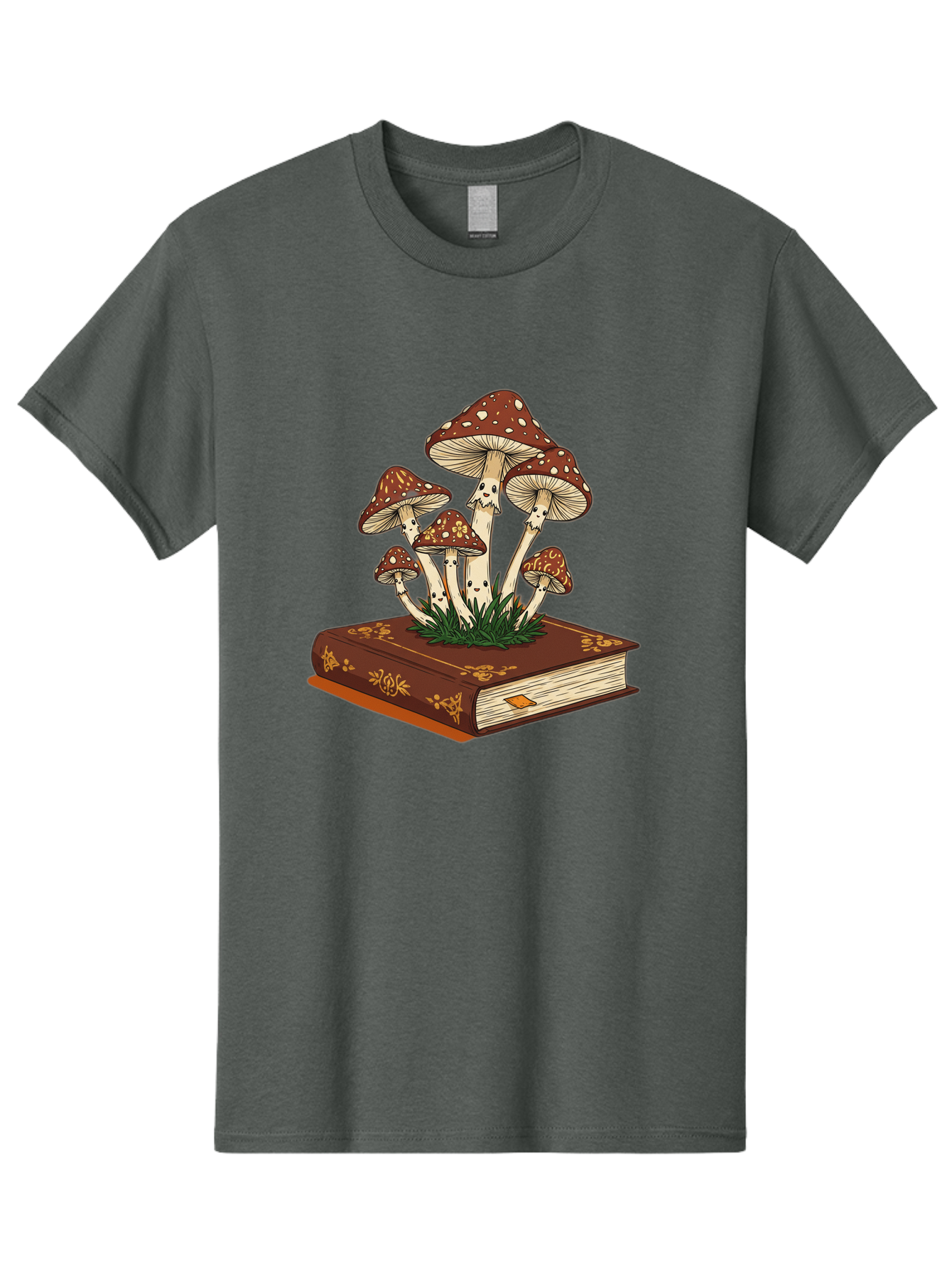 Book-With-Mushrooms Men'S Graphic Tee, 100% Cotton, Comfortable Casual Summer Wear, Machine Washable, Vintage Camera, Old Camera, Antique Camera, Black Camera, Classic Photography, Photography Equipment, Nostalgic Device, Film Camera, Bag212