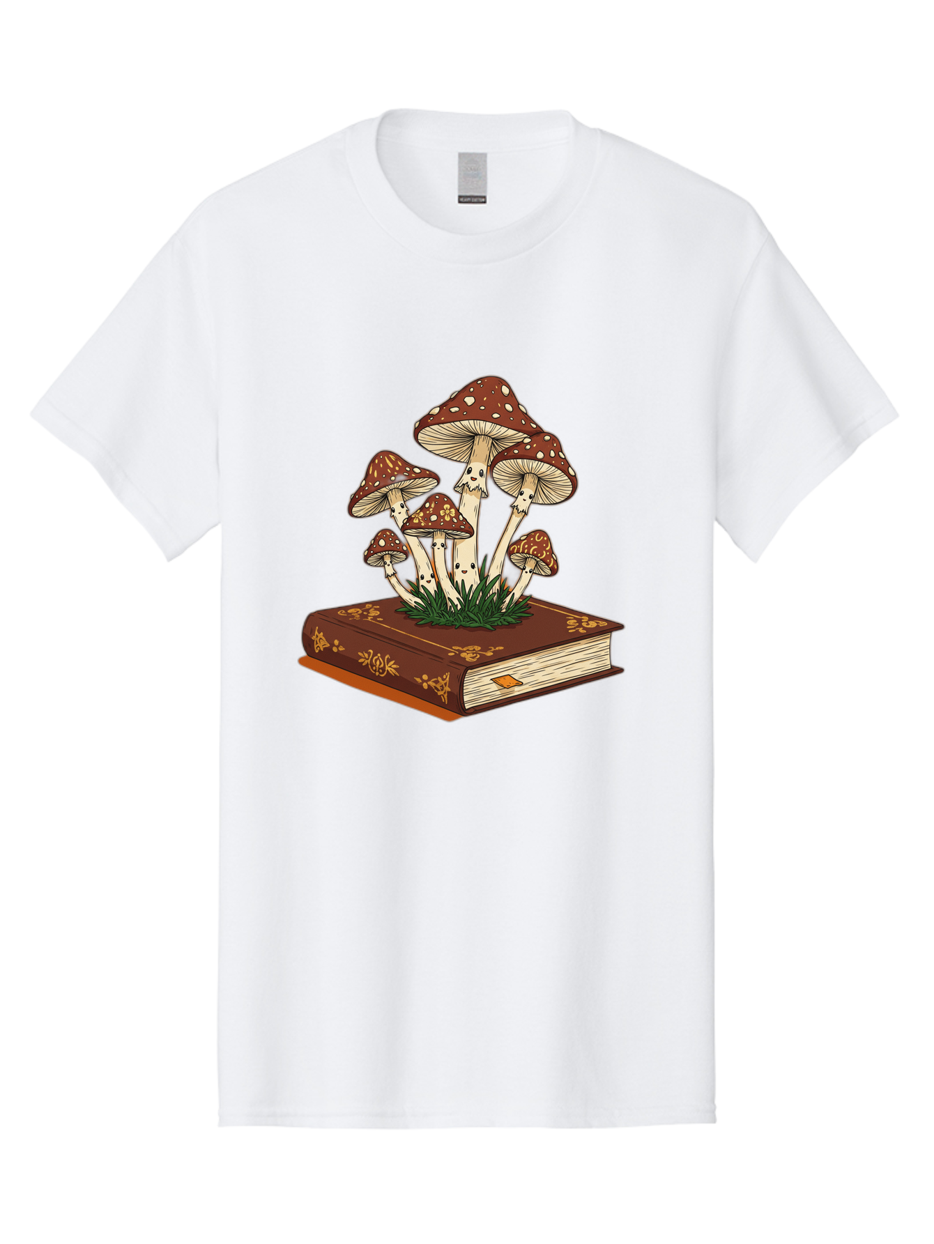 Book-With-Mushrooms Men'S Graphic Tee, 100% Cotton, Comfortable Casual Summer Wear, Machine Washable, Vintage Camera, Old Camera, Antique Camera, Black Camera, Classic Photography, Photography Equipment, Nostalgic Device, Film Camera, Bag212
