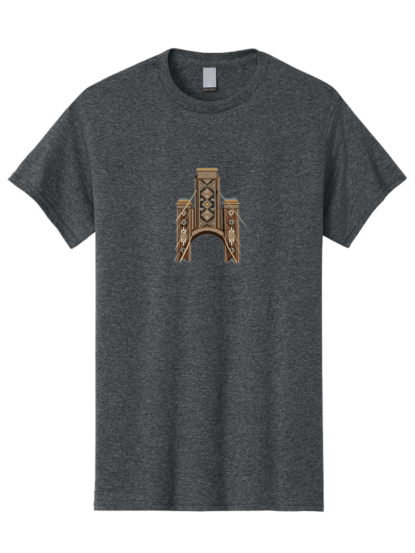 Brooklyn-Bridge Men'S Graphic Tee, 100% Cotton, Comfortable Casual Summer Wear, Machine Washable, Vintage Camera, Old Camera, Antique Camera, Black Camera, Classic Photography, Photography Equipment, Nostalgic Device, Film Camera, Camera Art Bag215
