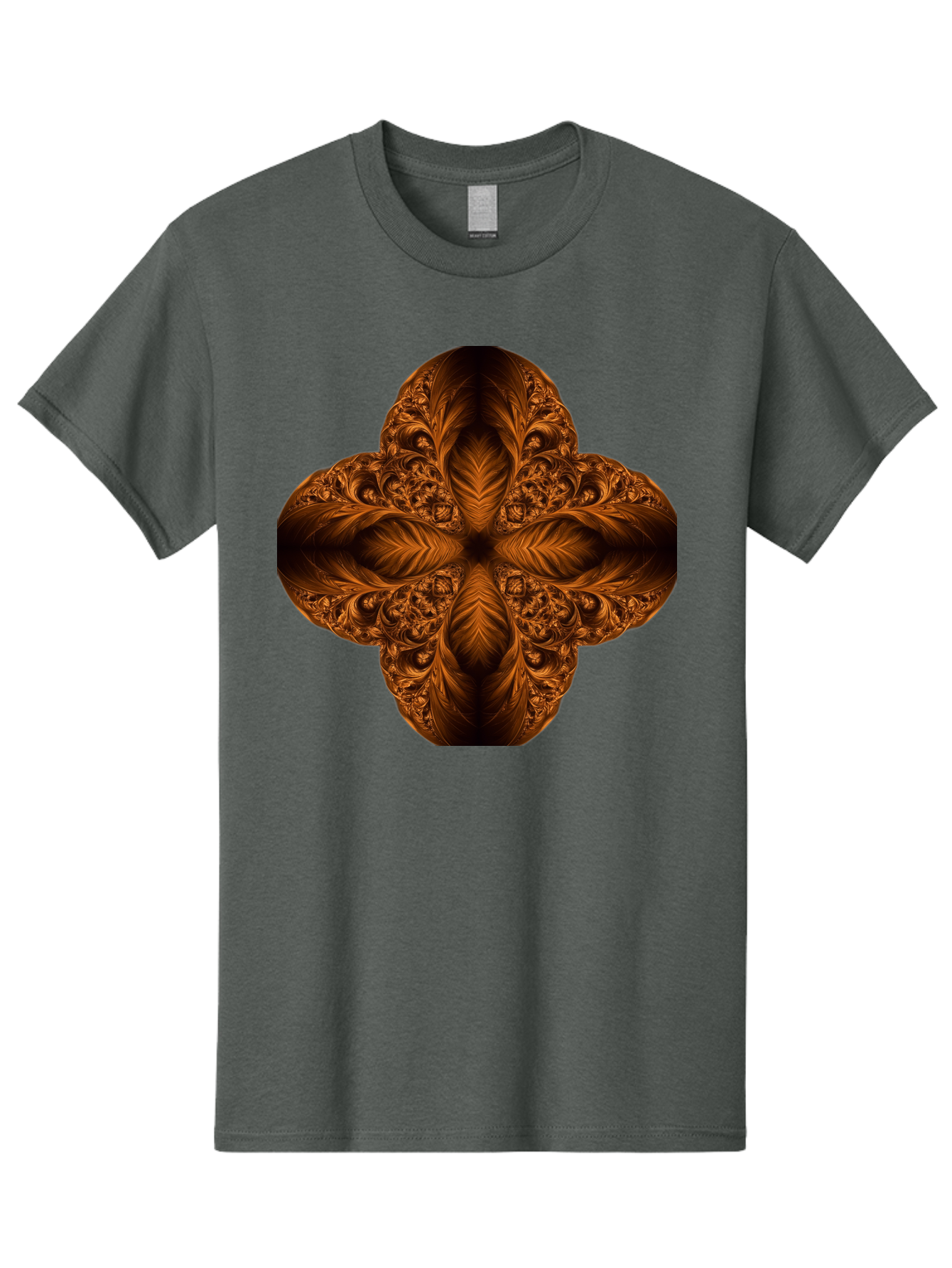 Brown-Fractal-Design Men'S Graphic Tee, 100% Cotton, Comfortable Casual Summer Wear, Machine Washable, Vintage Camera, Old Camera, Antique Camera, Black Camera, Classic Photography, Photography Equipment, Nostalgic Device, Film Camera, Bag216