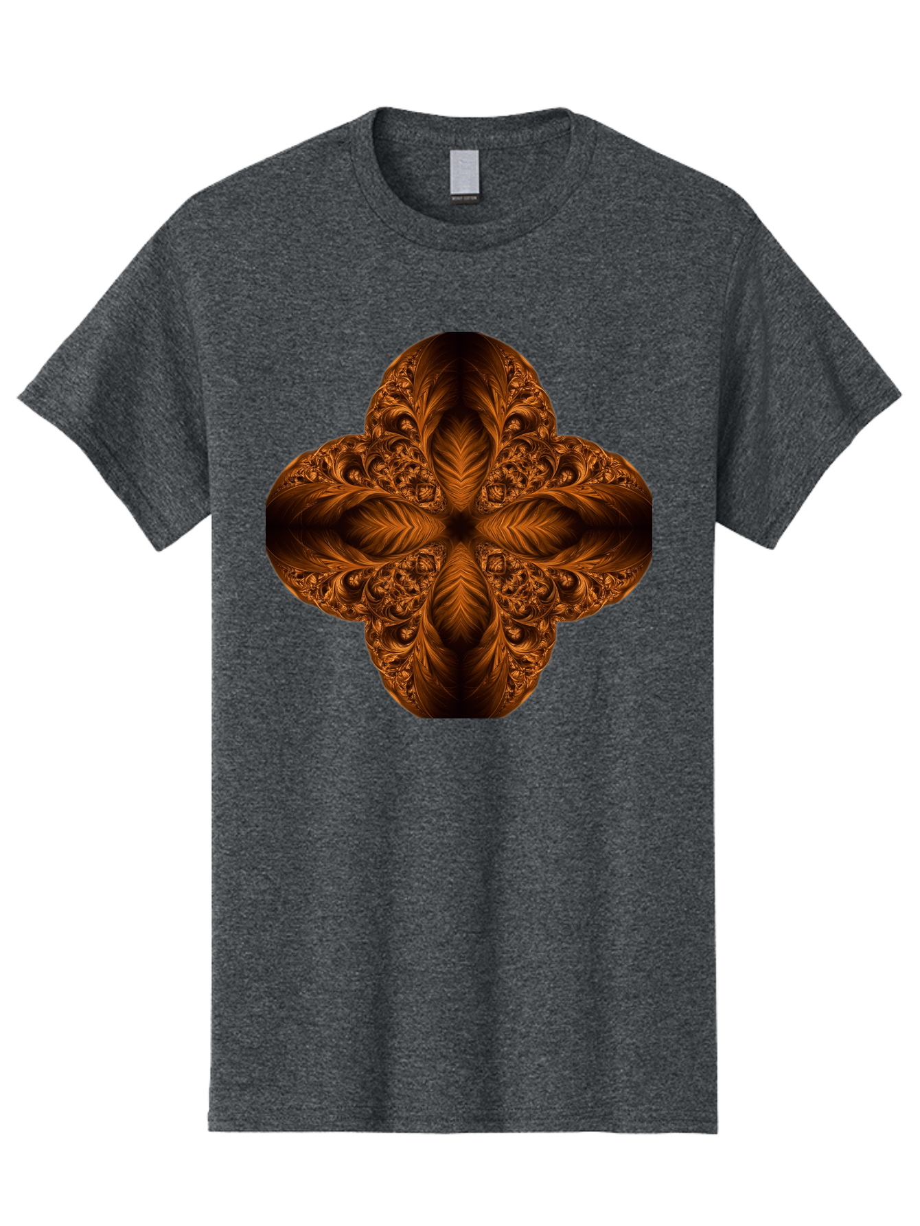 Brown-Fractal-Design Men'S Graphic Tee, 100% Cotton, Comfortable Casual Summer Wear, Machine Washable, Vintage Camera, Old Camera, Antique Camera, Black Camera, Classic Photography, Photography Equipment, Nostalgic Device, Film Camera, Bag216
