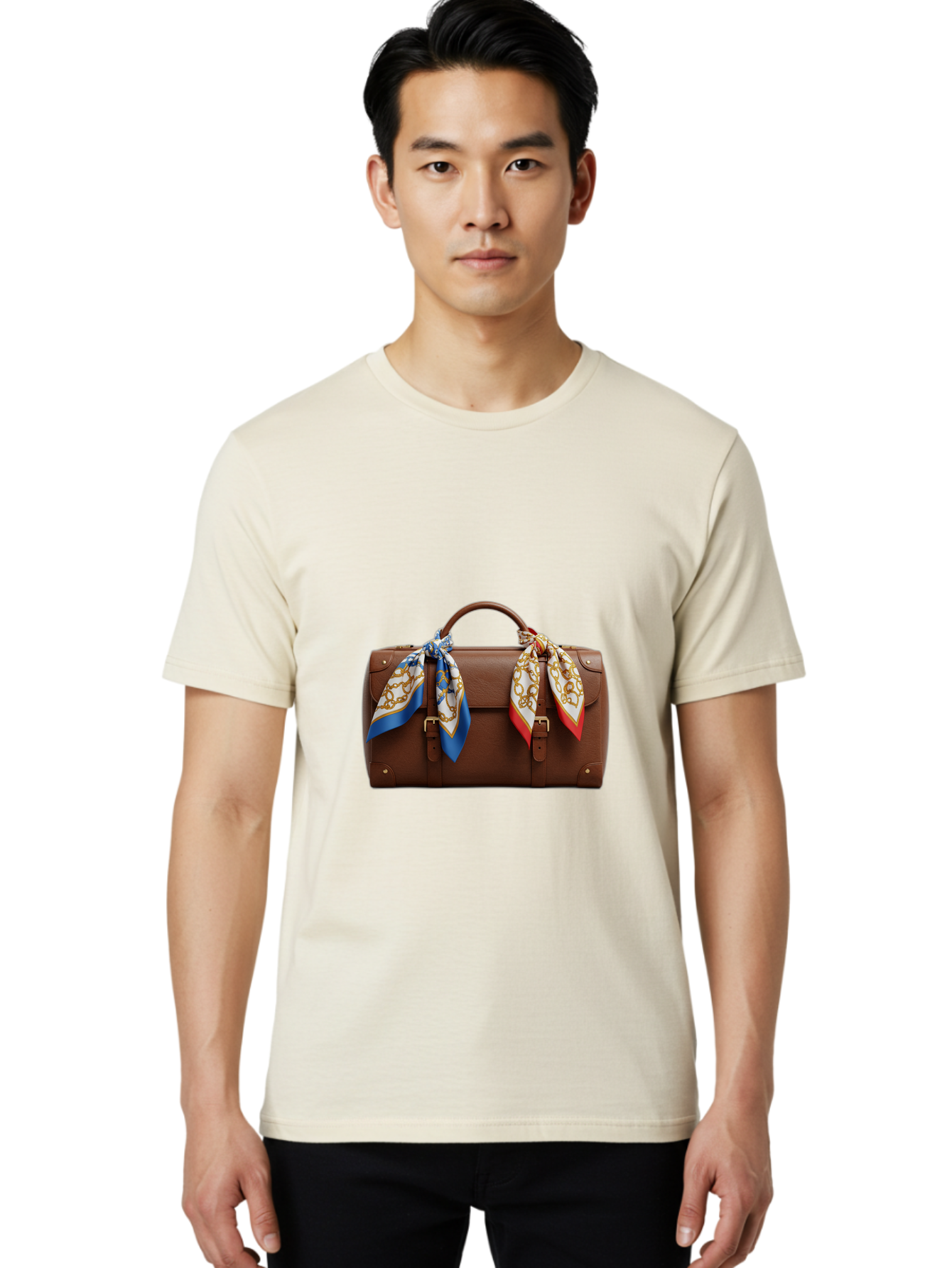 Brown-Leather-Handbag Men'S Graphic Tee, 100% Cotton, Comfortable Casual Summer Wear, Machine Washable, Vintage Camera, Old Camera, Antique Camera, Black Camera, Classic Photography, Photography Equipment, Nostalgic Device, Film Camera, Bag218
