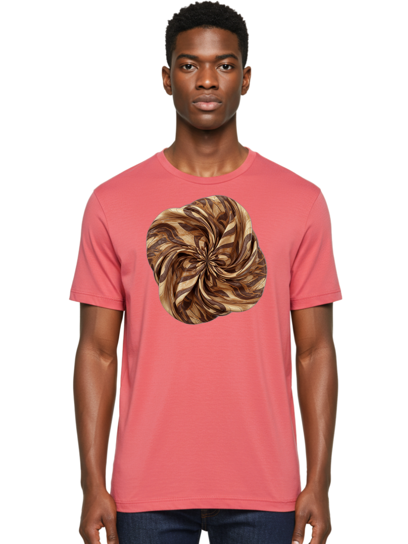 Brown-Marble-Swirl Men'S Graphic Tee, 100% Cotton, Comfortable Casual Summer Wear, Machine Washable, Vintage Camera, Old Camera, Antique Camera, Black Camera, Classic Photography, Photography Equipment, Nostalgic Device, Film Camera, Bag219