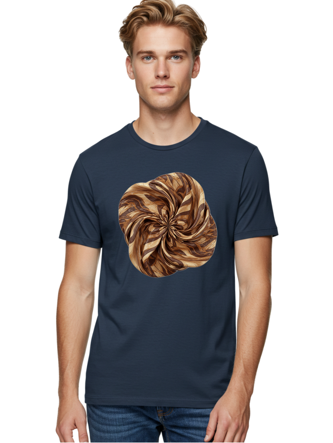 Brown-Marble-Swirl Men'S Graphic Tee, 100% Cotton, Comfortable Casual Summer Wear, Machine Washable, Vintage Camera, Old Camera, Antique Camera, Black Camera, Classic Photography, Photography Equipment, Nostalgic Device, Film Camera, Bag219