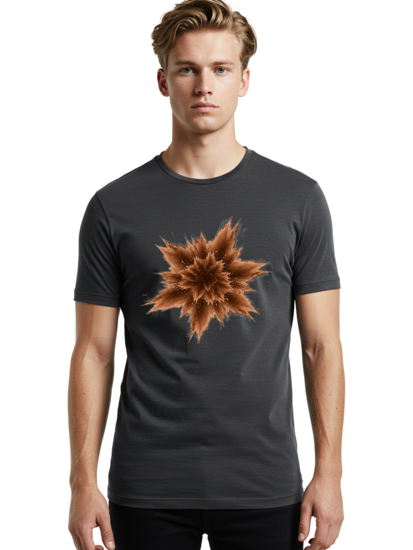 Brown-Star-Symbol Men'S Graphic Tee, 100% Cotton, Comfortable Casual Summer Wear, Machine Washable, Vintage Camera, Old Camera, Antique Camera, Black Camera, Classic Photography, Photography Equipment, Nostalgic Device, Film Camera, Camera Art Bag220