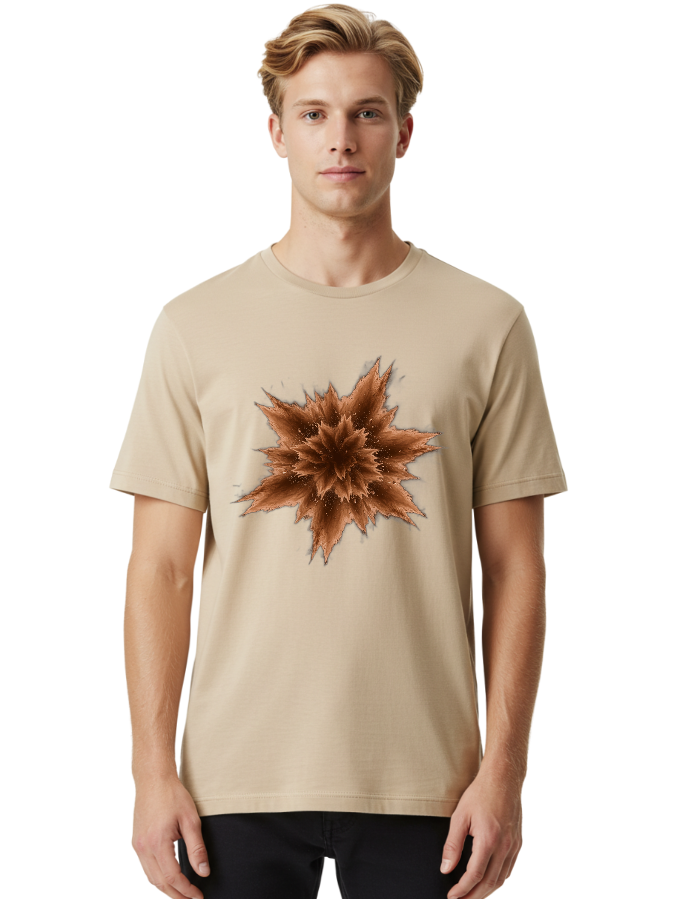 Brown-Star-Symbol Men'S Graphic Tee, 100% Cotton, Comfortable Casual Summer Wear, Machine Washable, Vintage Camera, Old Camera, Antique Camera, Black Camera, Classic Photography, Photography Equipment, Nostalgic Device, Film Camera, Camera Art Bag220