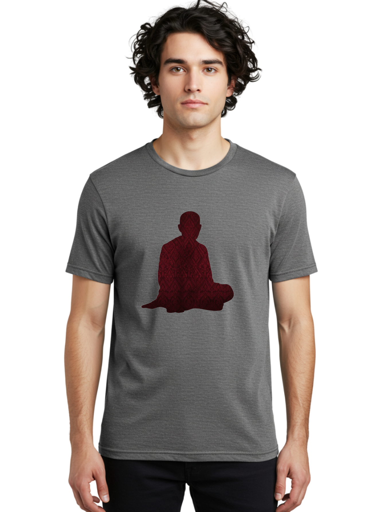 Buddha-Silhouette Men'S Graphic Tee, 100% Cotton, Comfortable Casual Summer Wear, Machine Washable, Vintage Camera, Old Camera, Antique Camera, Black Camera, Classic Photography, Photography Equipment, Nostalgic Device, Film Camera, Camera Art Bag222