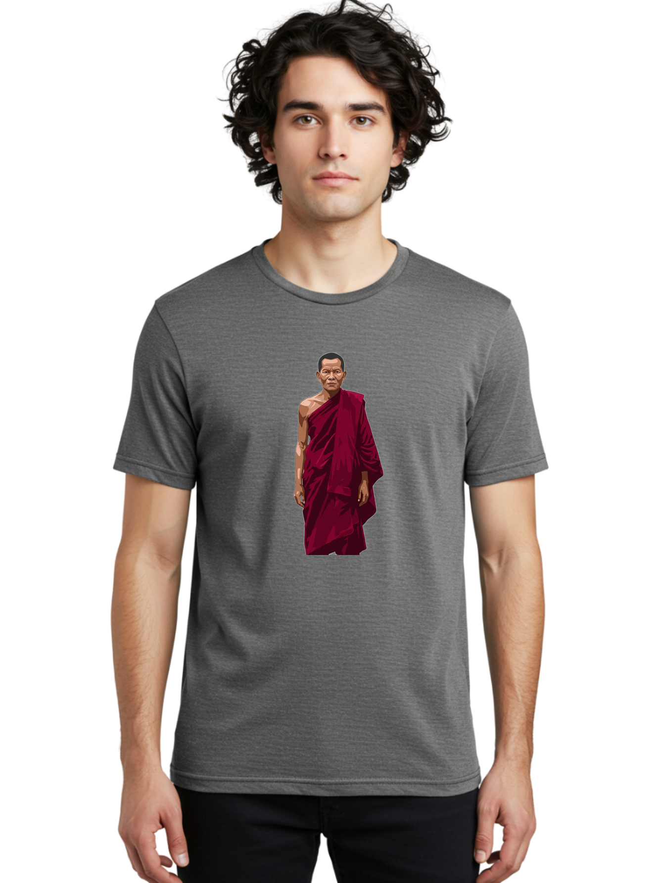 Buddhist-Monk-1 Men'S Graphic Tee, 100% Cotton, Comfortable Casual Summer Wear, Machine Washable, Vintage Camera, Old Camera, Antique Camera, Black Camera, Classic Photography, Photography Equipment, Nostalgic Device, Film Camera, Camera Art Bag224
