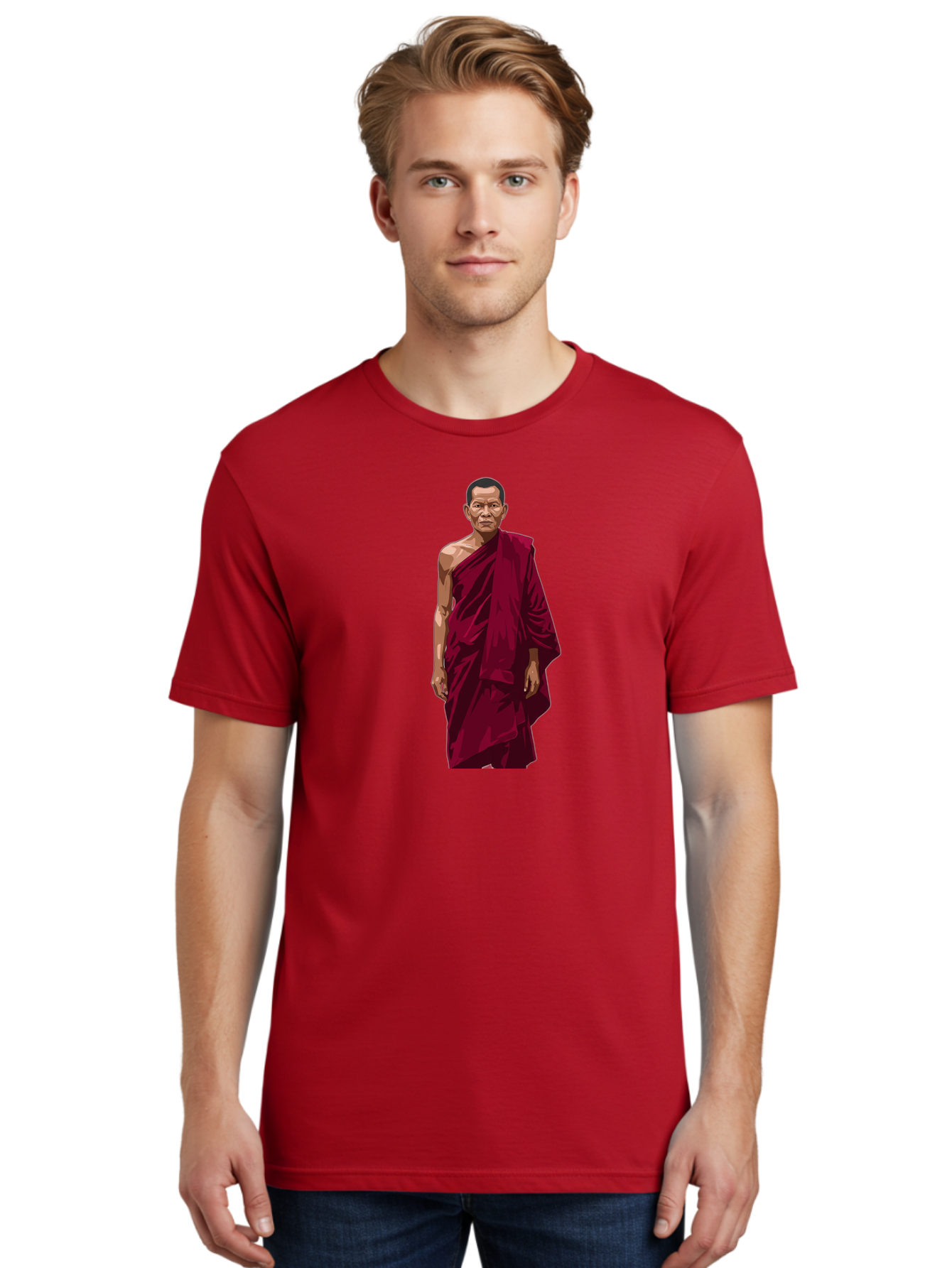 Buddhist-Monk-1 Men'S Graphic Tee, 100% Cotton, Comfortable Casual Summer Wear, Machine Washable, Vintage Camera, Old Camera, Antique Camera, Black Camera, Classic Photography, Photography Equipment, Nostalgic Device, Film Camera, Camera Art Bag224