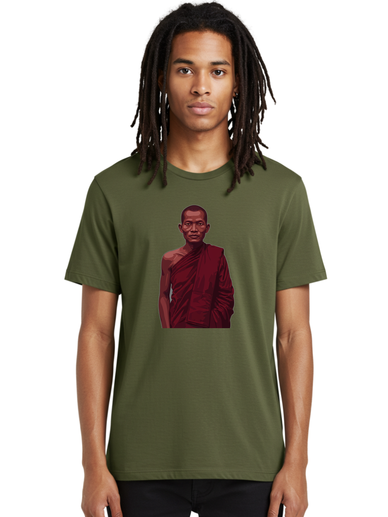 Buddhist-Monk-2 Men'S Graphic Tee, 100% Cotton, Comfortable Casual Summer Wear, Machine Washable, Vintage Camera, Old Camera, Antique Camera, Black Camera, Classic Photography, Photography Equipment, Nostalgic Device, Film Camera, Camera Art Bag225