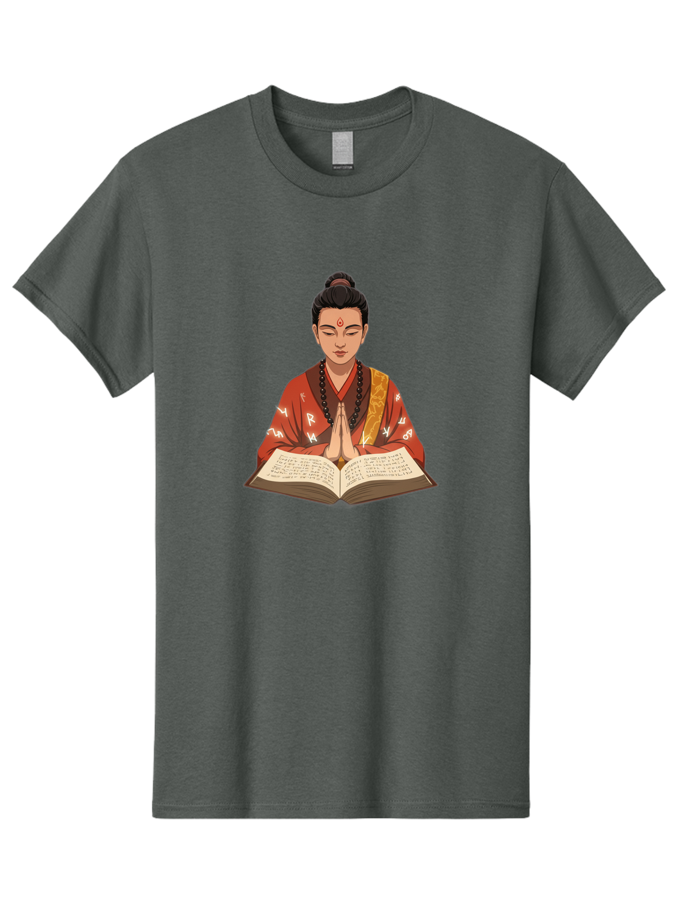 Buddhist-Monk-Praying Men'S Graphic Tee, 100% Cotton, Comfortable Casual Summer Wear, Machine Washable, Vintage Camera, Old Camera, Antique Camera, Black Camera, Classic Photography, Photography Equipment, Nostalgic Device, Film Camera, Bag227