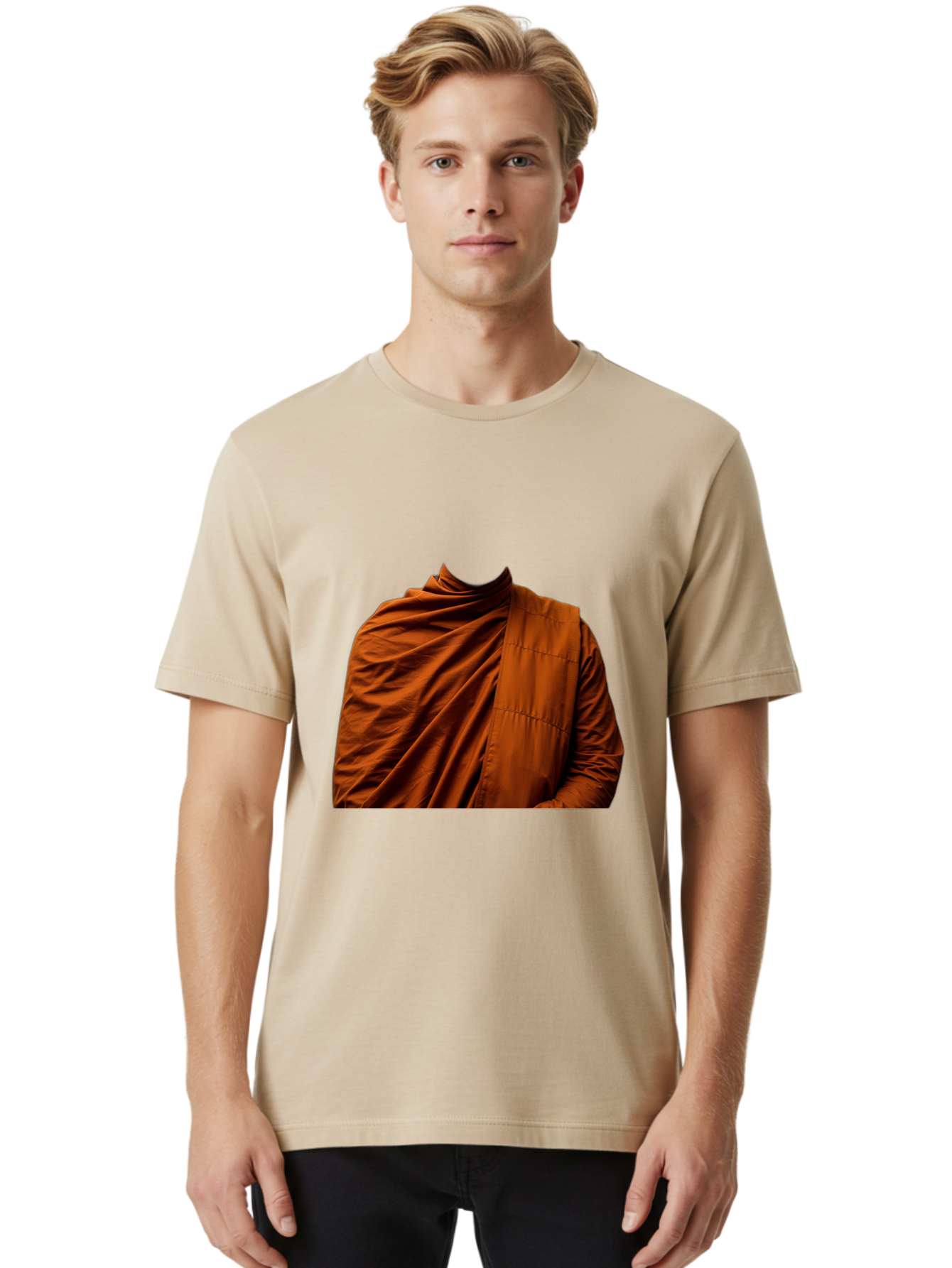 Buddhist-Monk-Robe Men'S Graphic Tee, 100% Cotton, Comfortable Casual Summer Wear, Machine Washable, Vintage Camera, Old Camera, Antique Camera, Black Camera, Classic Photography, Photography Equipment, Nostalgic Device, Film Camera, Bag229