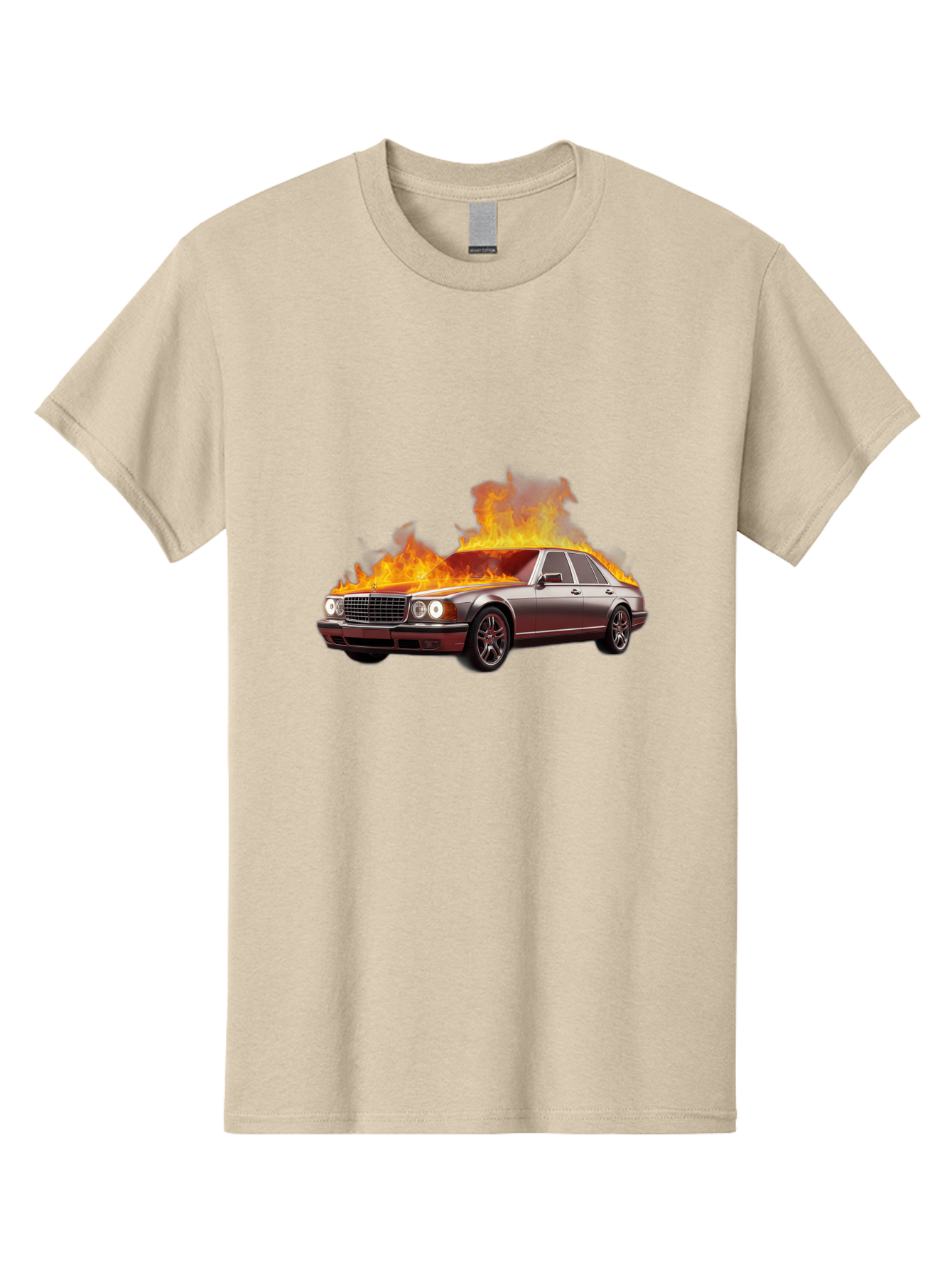 Burning-Mercedes Men'S Graphic Tee, 100% Cotton, Comfortable Casual Summer Wear, Machine Washable, Vintage Camera, Old Camera, Antique Camera, Black Camera, Classic Photography, Photography Equipment, Nostalgic Device, Film Camera, Camera Art Bag234