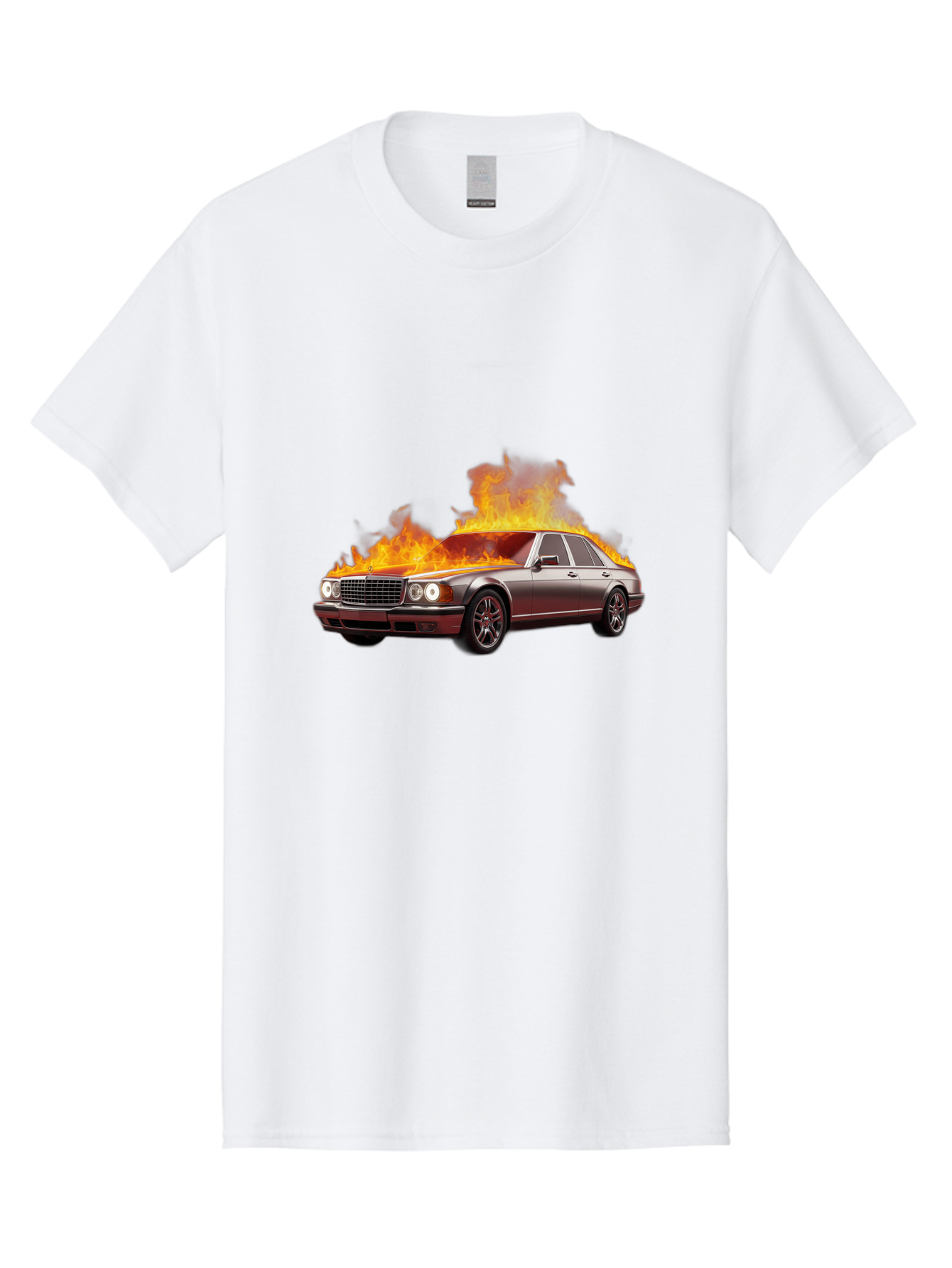 Burning-Mercedes Men'S Graphic Tee, 100% Cotton, Comfortable Casual Summer Wear, Machine Washable, Vintage Camera, Old Camera, Antique Camera, Black Camera, Classic Photography, Photography Equipment, Nostalgic Device, Film Camera, Camera Art Bag234