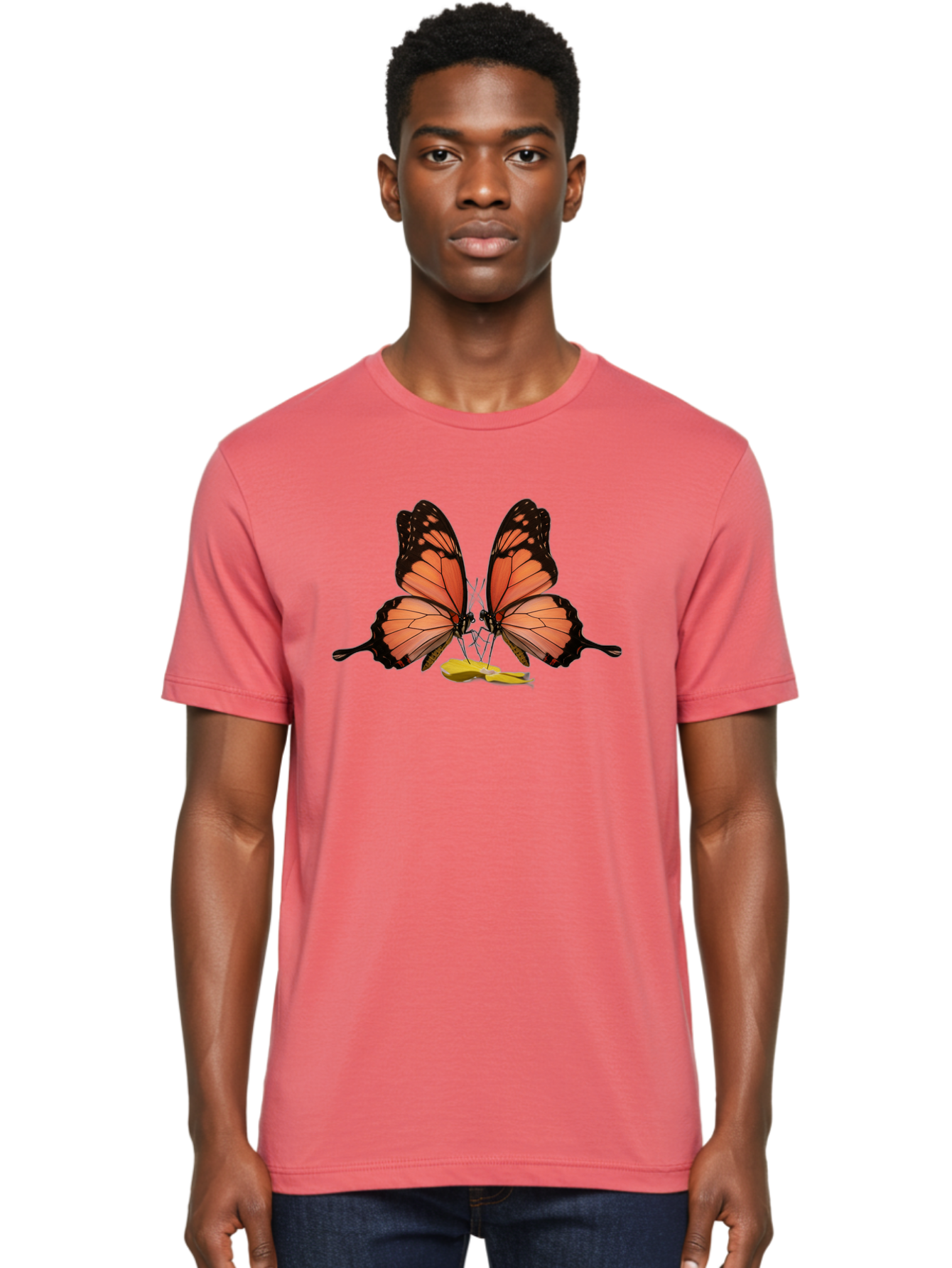 Butterfly-Pair Men'S Graphic Tee, 100% Cotton, Comfortable Casual Summer Wear, Machine Washable, Vintage Camera, Old Camera, Antique Camera, Black Camera, Classic Photography, Photography Equipment, Nostalgic Device, Film Camera, Camera Art Bag235