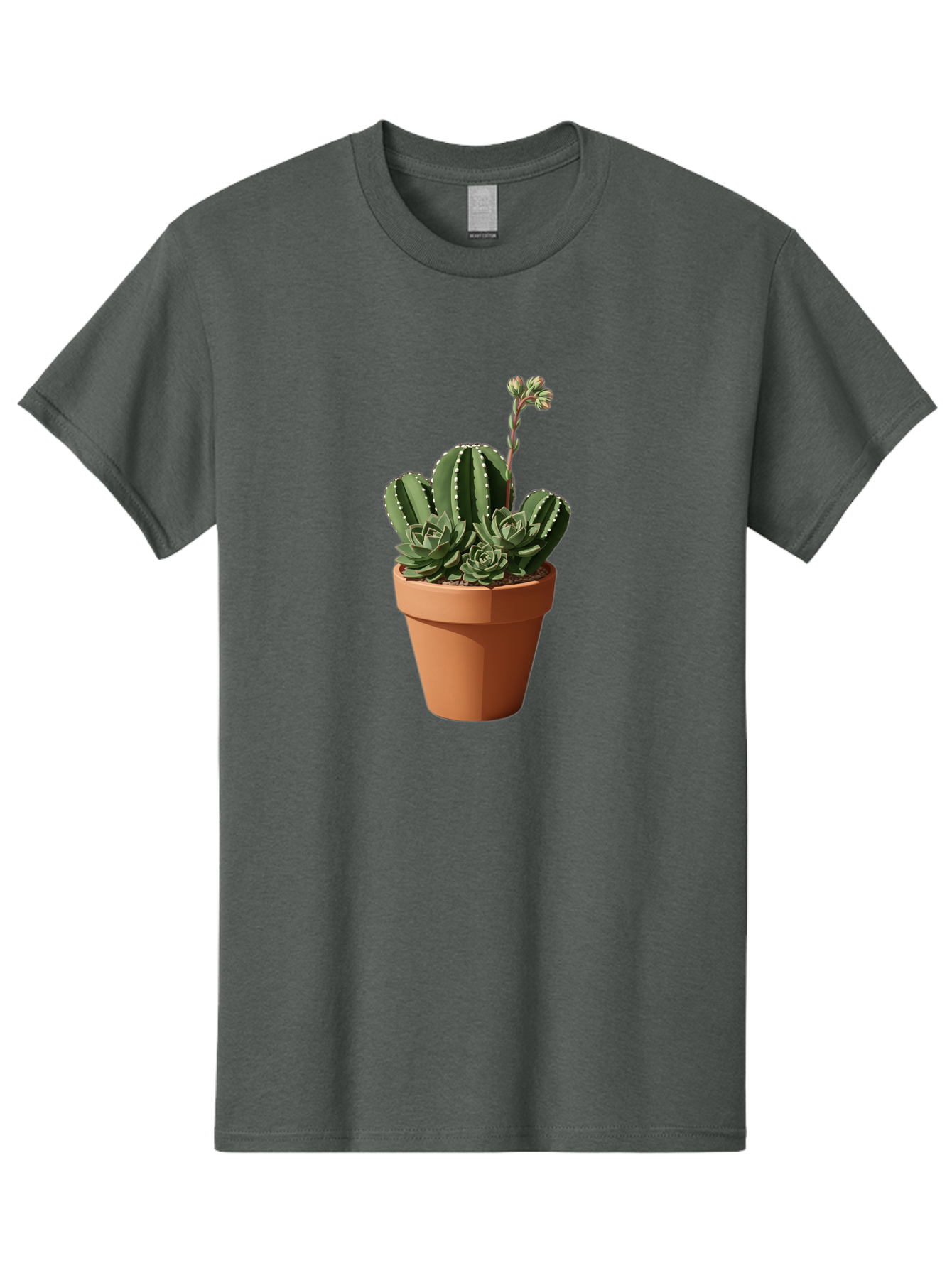 Cactus-In-Terracotta-Pot Men'S Graphic Tee, 100% Cotton, Comfortable Casual Summer Wear, Machine Washable, Vintage Camera, Old Camera, Antique Camera, Black Camera, Classic Photography, Photography Equipment, Nostalgic Device, Film Camera, Bag237