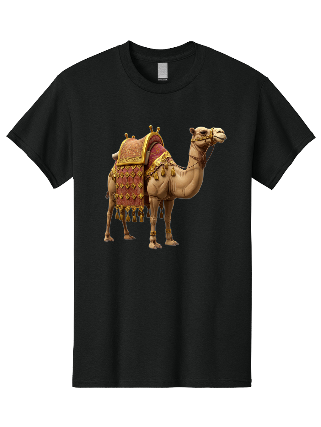 Camel-2 Men'S Graphic Tee, 100% Cotton, Comfortable Casual Summer Wear, Machine Washable, Vintage Camera, Old Camera, Antique Camera, Black Camera, Classic Photography, Photography Equipment, Nostalgic Device, Film Camera, Camera Art Bag240