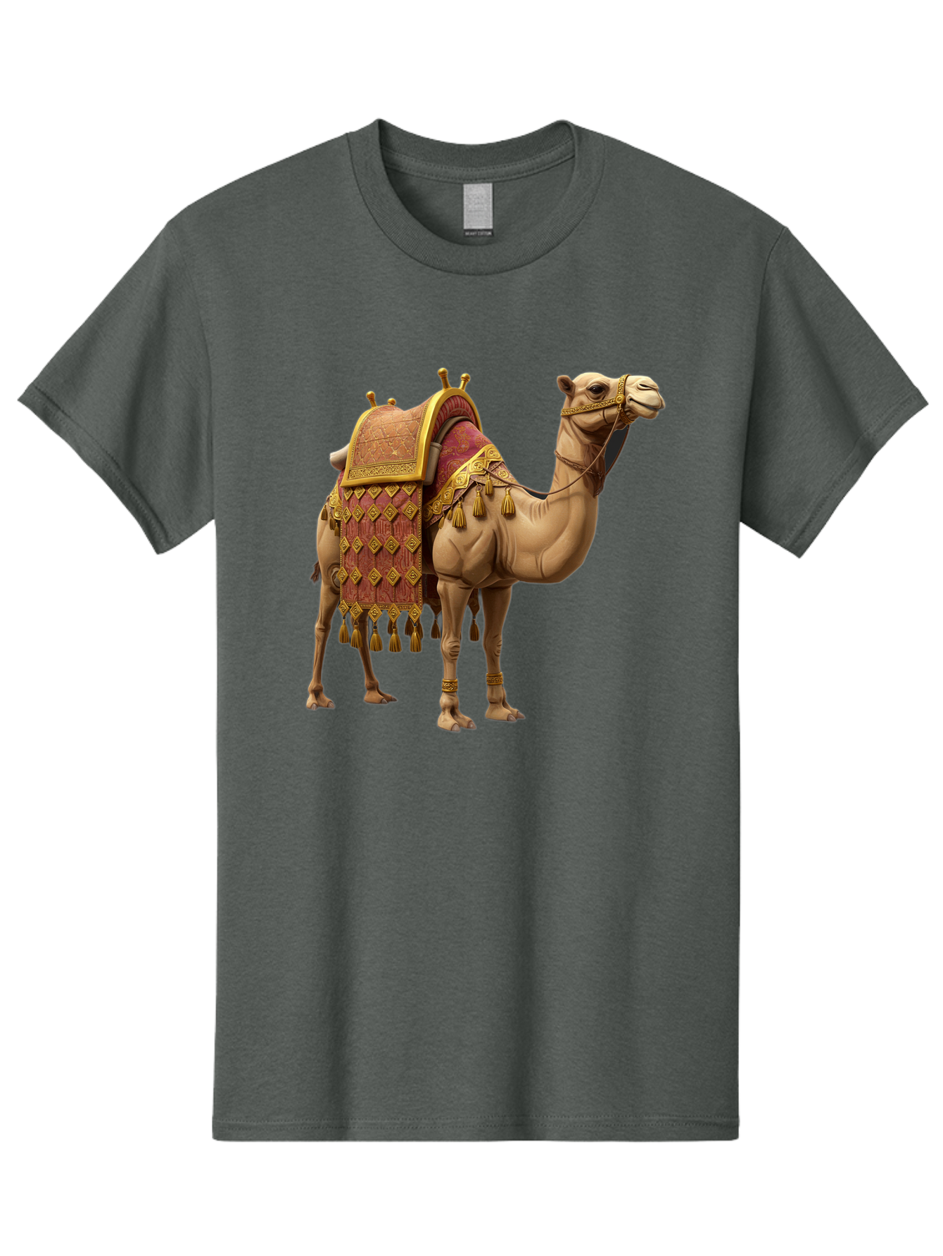 Camel-2 Men'S Graphic Tee, 100% Cotton, Comfortable Casual Summer Wear, Machine Washable, Vintage Camera, Old Camera, Antique Camera, Black Camera, Classic Photography, Photography Equipment, Nostalgic Device, Film Camera, Camera Art Bag240