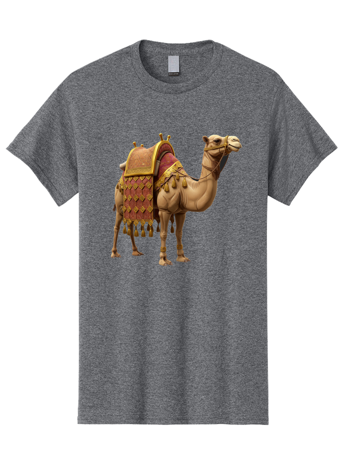 Camel-2 Men'S Graphic Tee, 100% Cotton, Comfortable Casual Summer Wear, Machine Washable, Vintage Camera, Old Camera, Antique Camera, Black Camera, Classic Photography, Photography Equipment, Nostalgic Device, Film Camera, Camera Art Bag240