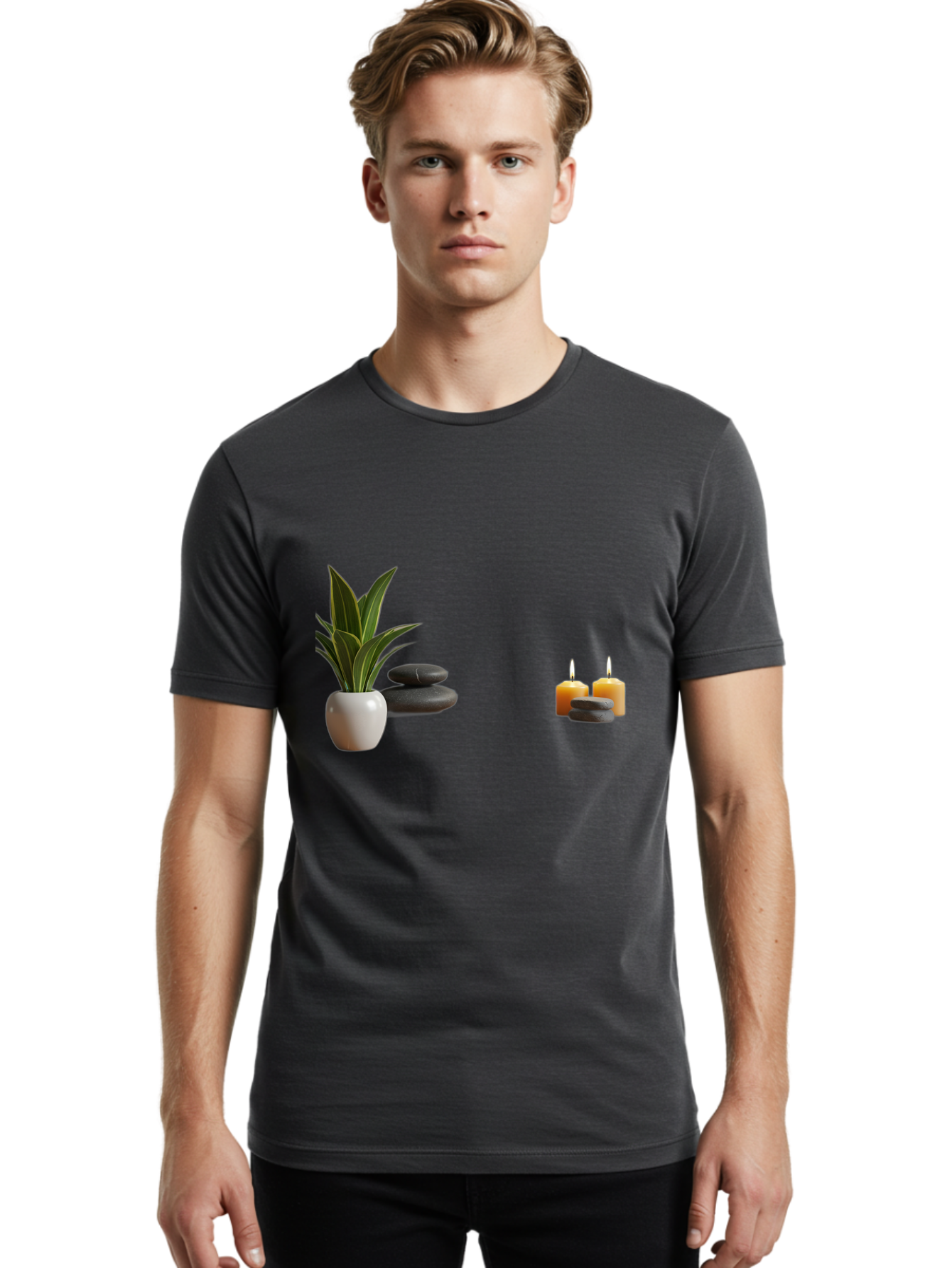 Candles-And-Plant Men'S Graphic Tee, 100% Cotton, Comfortable Casual Summer Wear, Machine Washable, Vintage Camera, Old Camera, Antique Camera, Black Camera, Classic Photography, Photography Equipment, Nostalgic Device, Film Camera, Camera Art Bag257