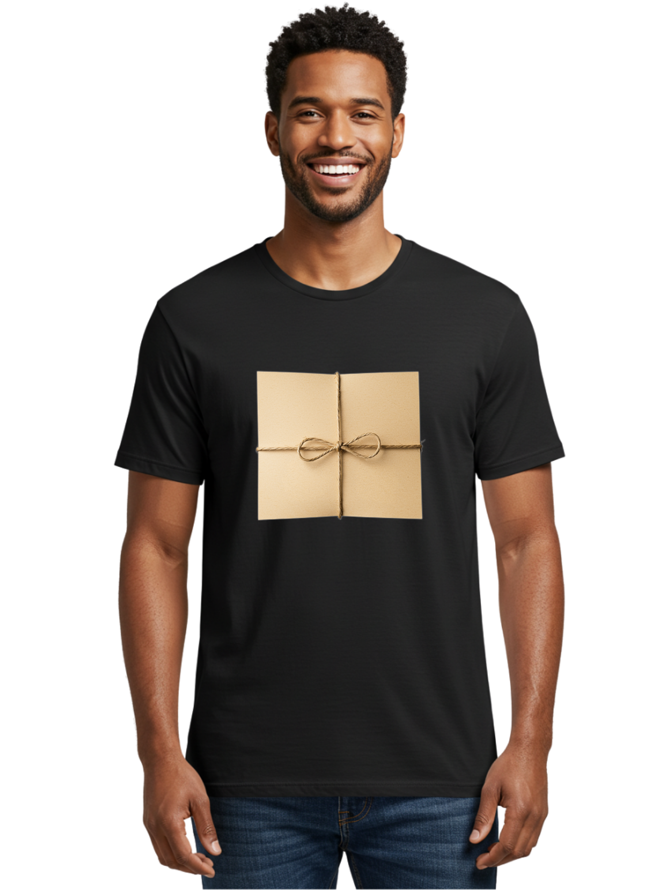 Card-With-Twine Men'S Graphic Tee, 100% Cotton, Comfortable Casual Summer Wear, Machine Washable, Vintage Camera, Old Camera, Antique Camera, Black Camera, Classic Photography, Photography Equipment, Nostalgic Device, Film Camera, Camera Art Bag259