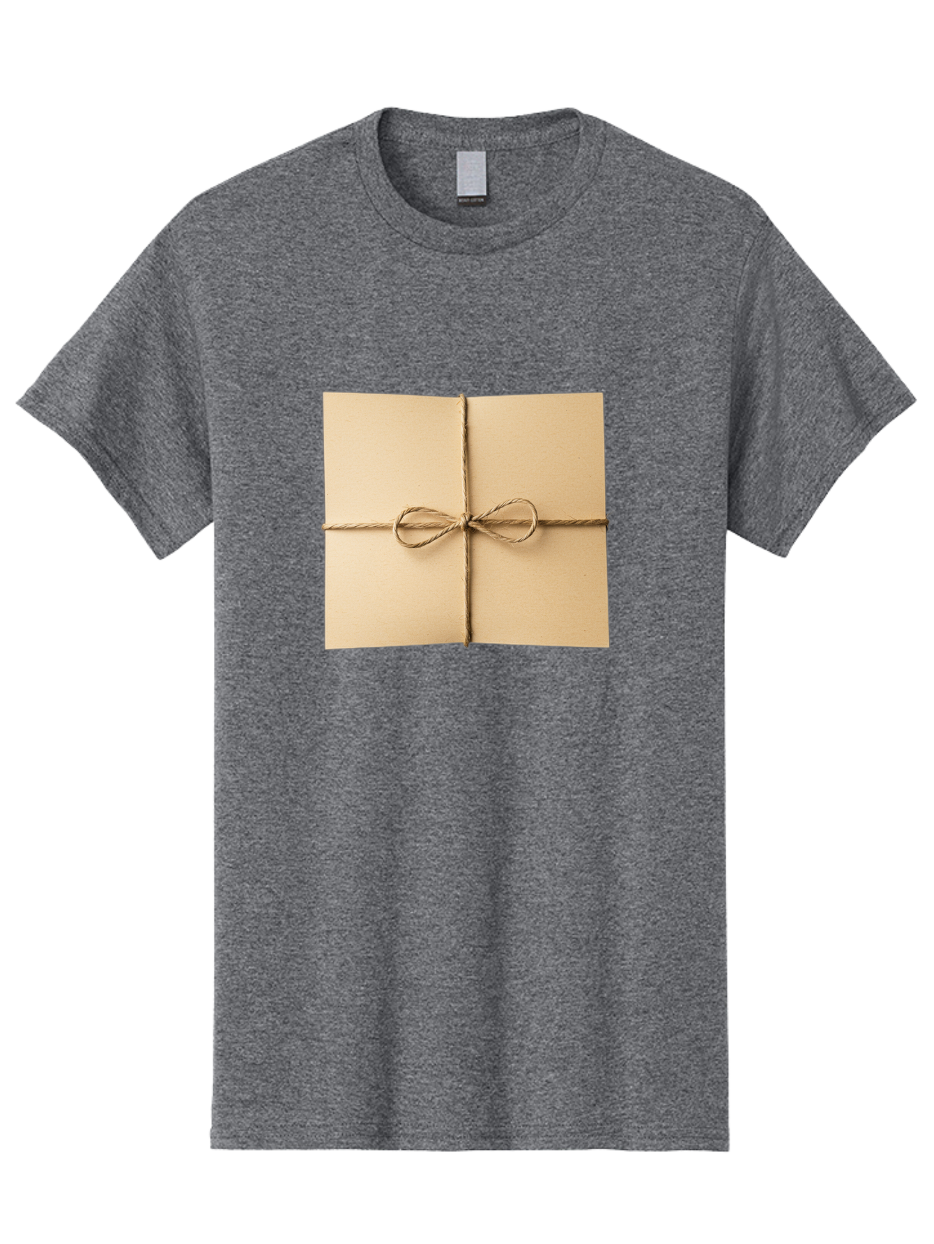 Card-With-Twine Men'S Graphic Tee, 100% Cotton, Comfortable Casual Summer Wear, Machine Washable, Vintage Camera, Old Camera, Antique Camera, Black Camera, Classic Photography, Photography Equipment, Nostalgic Device, Film Camera, Camera Art Bag259