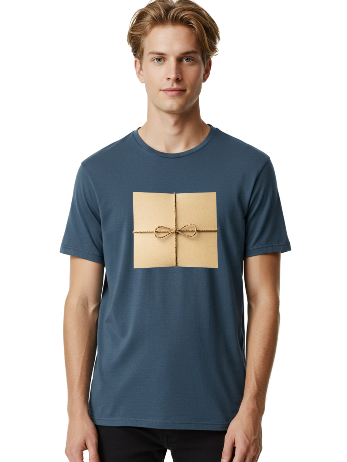 Card-With-Twine Men'S Graphic Tee, 100% Cotton, Comfortable Casual Summer Wear, Machine Washable, Vintage Camera, Old Camera, Antique Camera, Black Camera, Classic Photography, Photography Equipment, Nostalgic Device, Film Camera, Camera Art Bag259