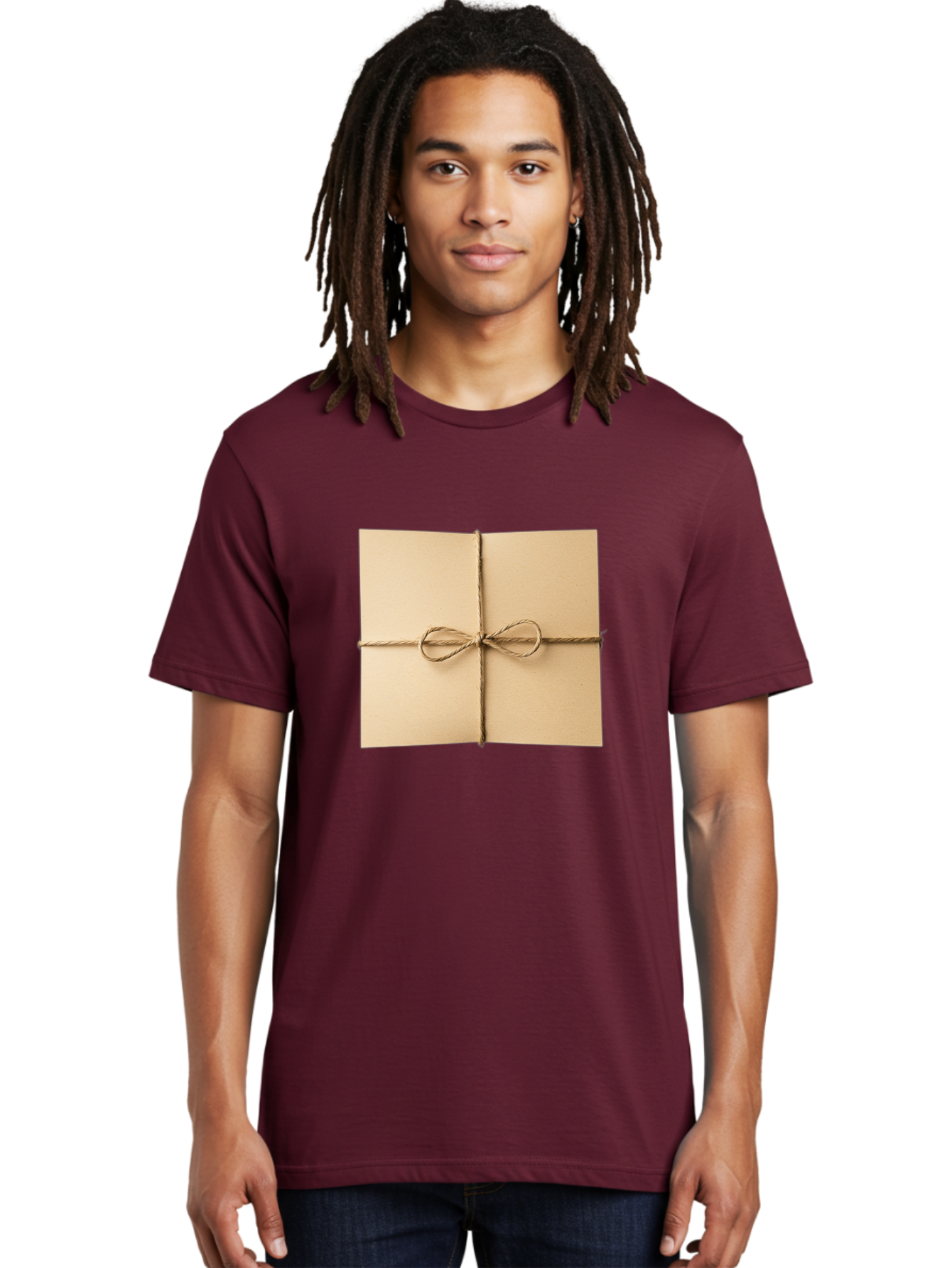Card-With-Twine Men'S Graphic Tee, 100% Cotton, Comfortable Casual Summer Wear, Machine Washable, Vintage Camera, Old Camera, Antique Camera, Black Camera, Classic Photography, Photography Equipment, Nostalgic Device, Film Camera, Camera Art Bag259