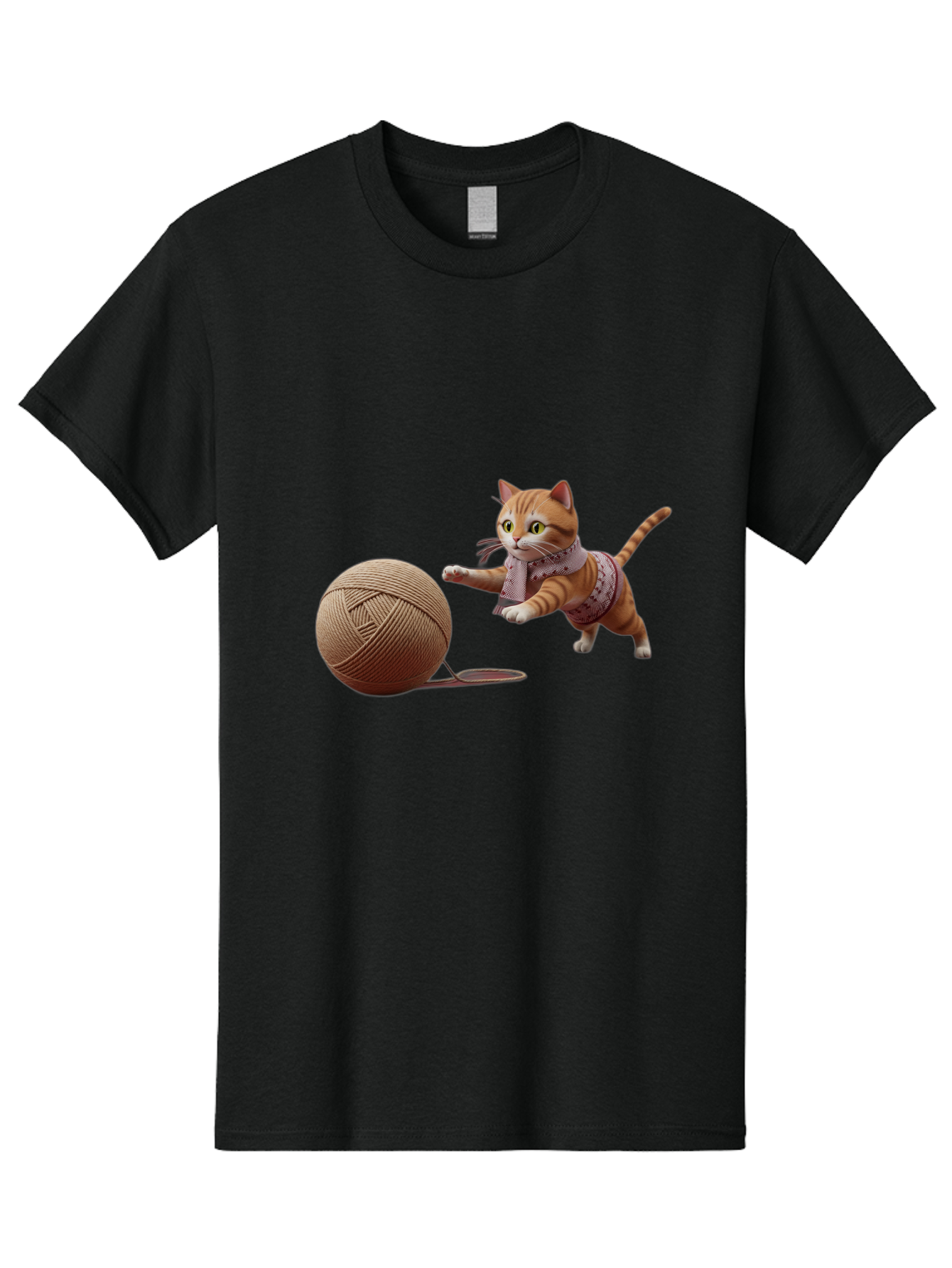 Cat-Playing-With-Yarn-Ball Men'S Graphic Tee, 100% Cotton, Comfortable Casual Summer Wear, Machine Washable, Vintage Camera, Old Camera, Antique Camera, Black Camera, Classic Photography, Photography Equipment, Nostalgic Device, Film Camera, Bag264