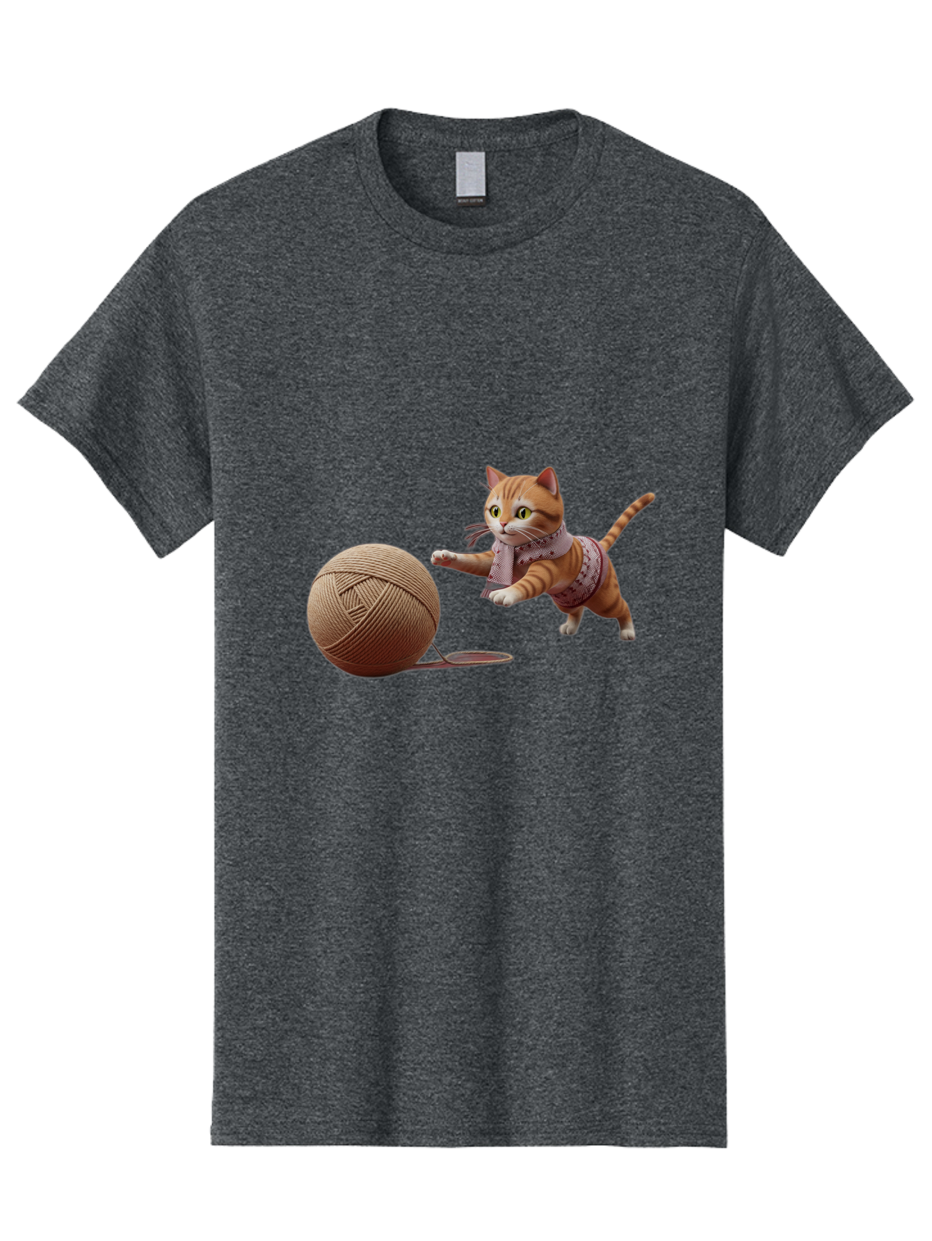 Cat-Playing-With-Yarn-Ball Men'S Graphic Tee, 100% Cotton, Comfortable Casual Summer Wear, Machine Washable, Vintage Camera, Old Camera, Antique Camera, Black Camera, Classic Photography, Photography Equipment, Nostalgic Device, Film Camera, Bag264