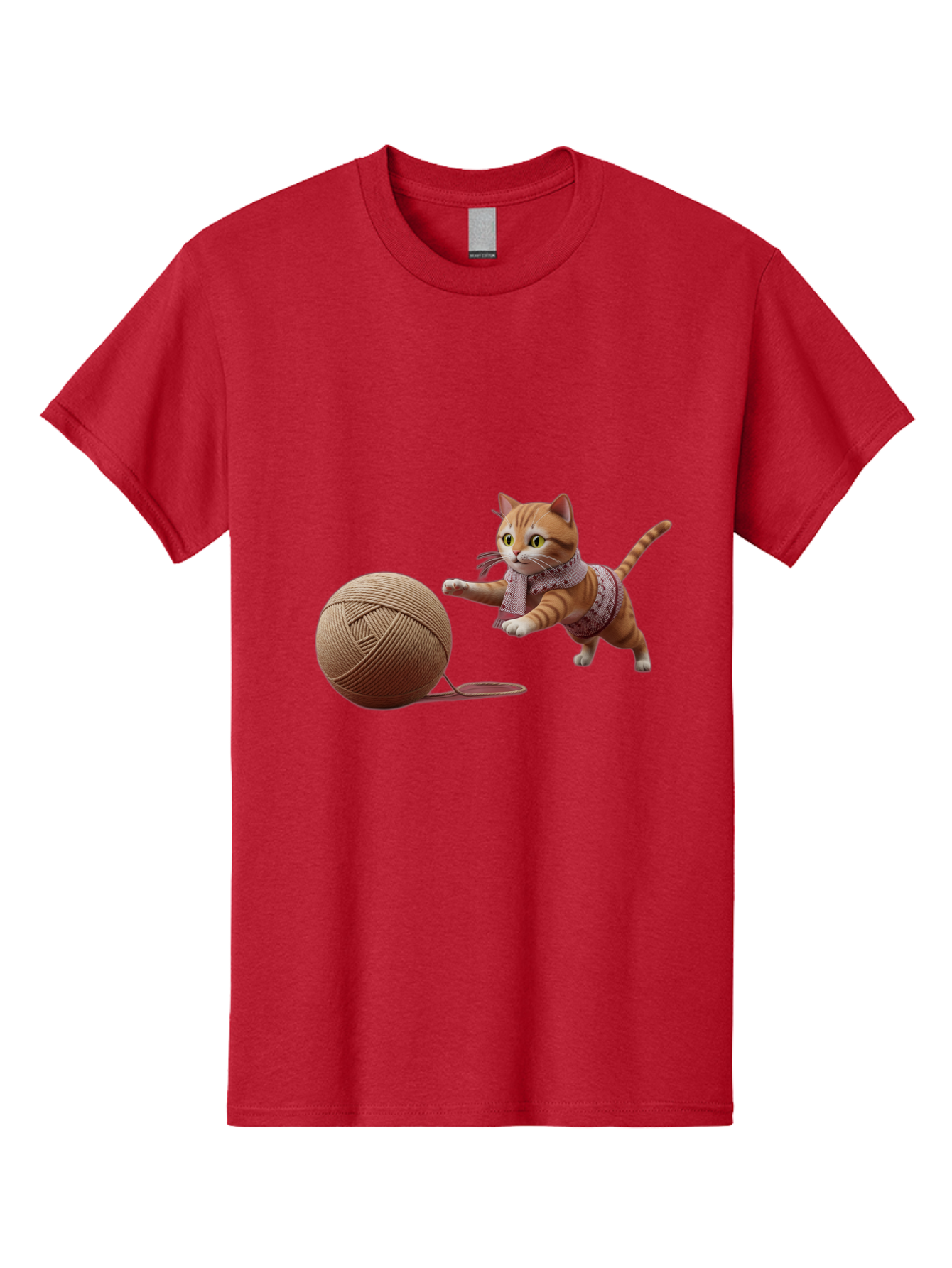 Cat-Playing-With-Yarn-Ball Men'S Graphic Tee, 100% Cotton, Comfortable Casual Summer Wear, Machine Washable, Vintage Camera, Old Camera, Antique Camera, Black Camera, Classic Photography, Photography Equipment, Nostalgic Device, Film Camera, Bag264
