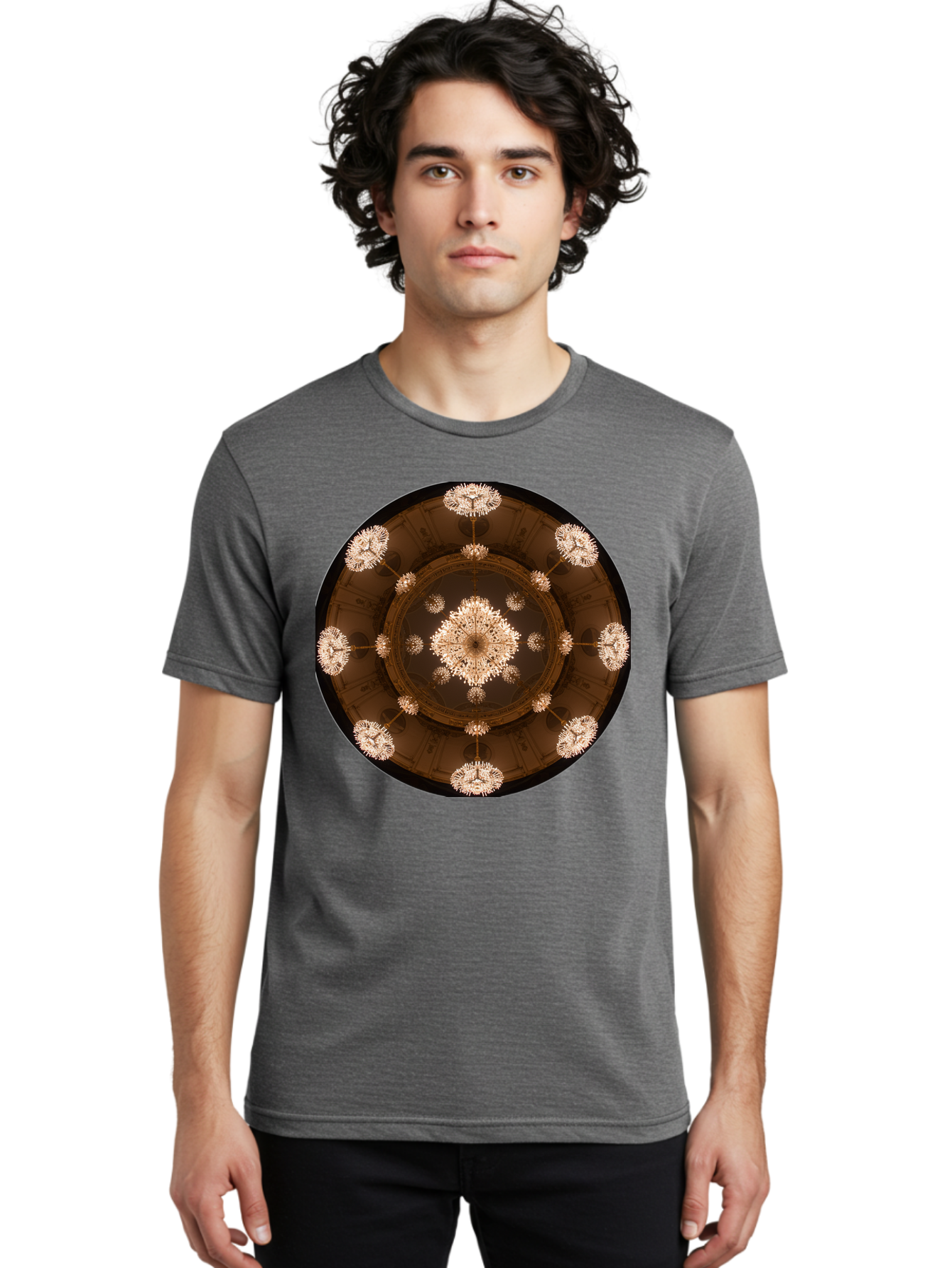 Chandelier-Dome Men'S Graphic Tee, 100% Cotton, Comfortable Casual Summer Wear, Machine Washable, Vintage Camera, Old Camera, Antique Camera, Black Camera, Classic Photography, Photography Equipment, Nostalgic Device, Film Camera, Camera Art Bag274