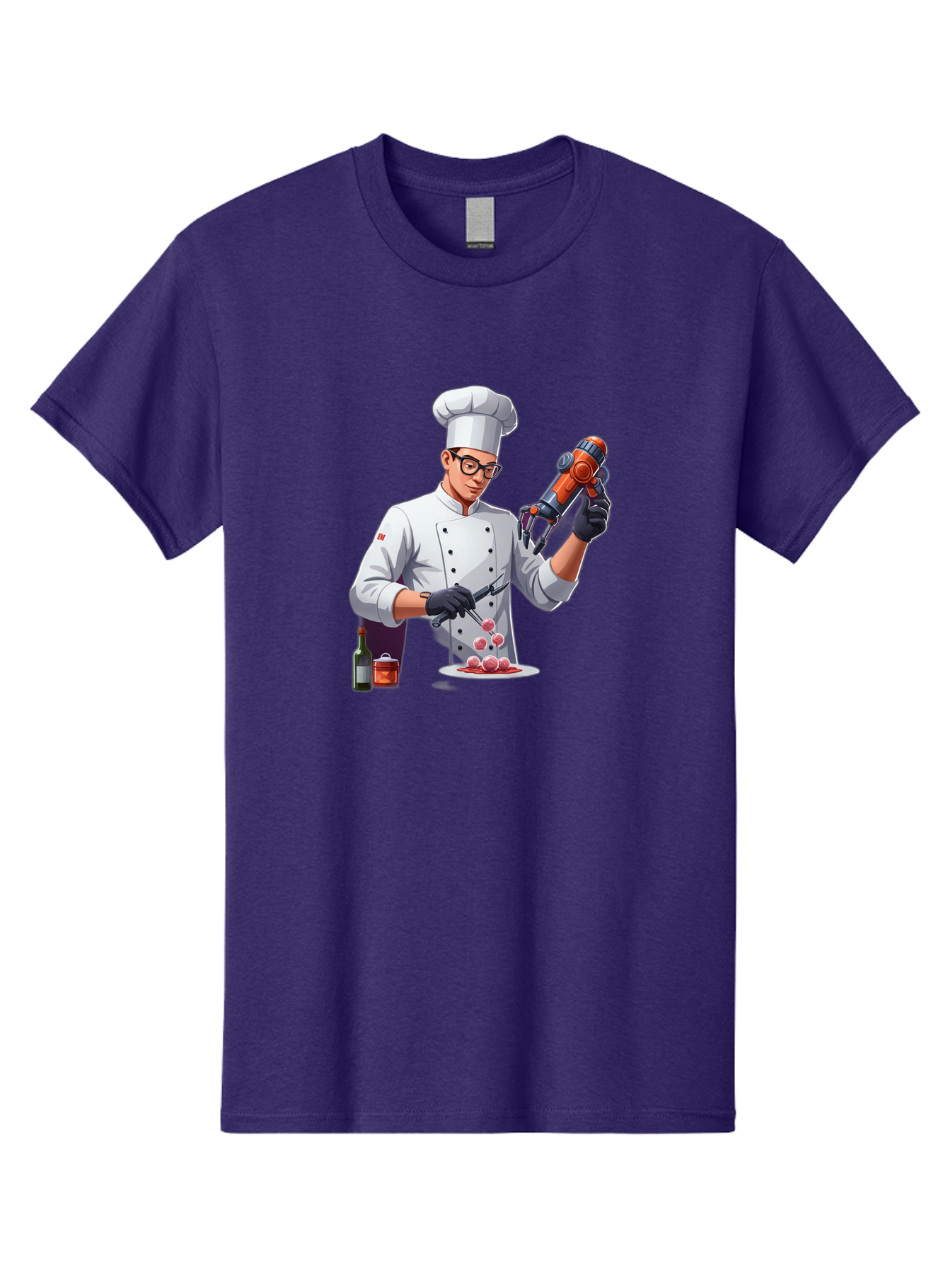 Chef-With-Meatball-Gun Men'S Graphic Tee, 100% Cotton, Comfortable Casual Summer Wear, Machine Washable, Vintage Camera, Old Camera, Antique Camera, Black Camera, Classic Photography, Photography Equipment, Nostalgic Device, Film Camera, Bag278