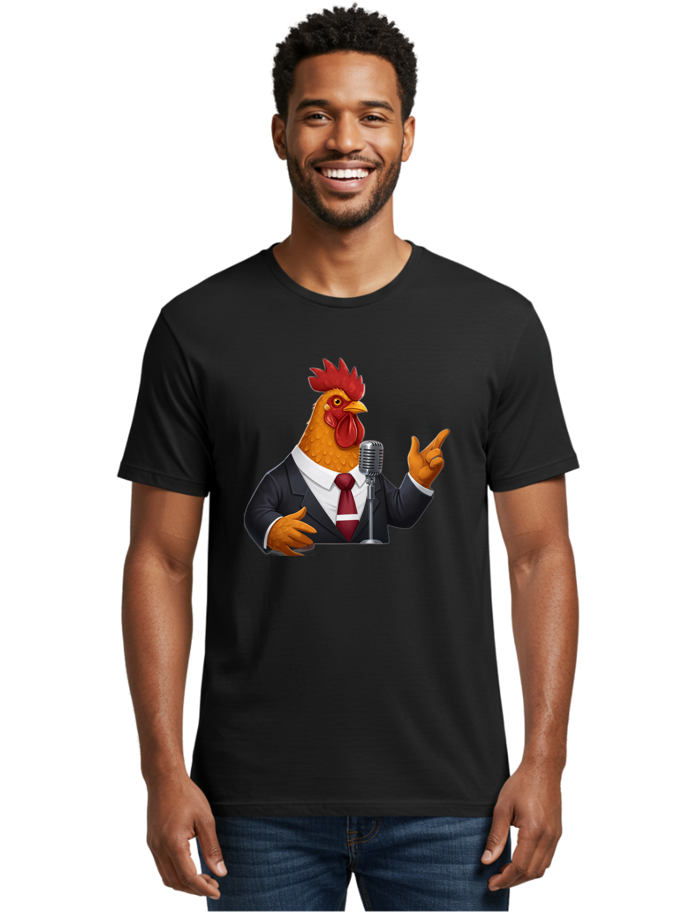 Chicken-In-Suit Men'S Graphic Tee, 100% Cotton, Comfortable Casual Summer Wear, Machine Washable, Vintage Camera, Old Camera, Antique Camera, Black Camera, Classic Photography, Photography Equipment, Nostalgic Device, Film Camera, Camera Art Bag282