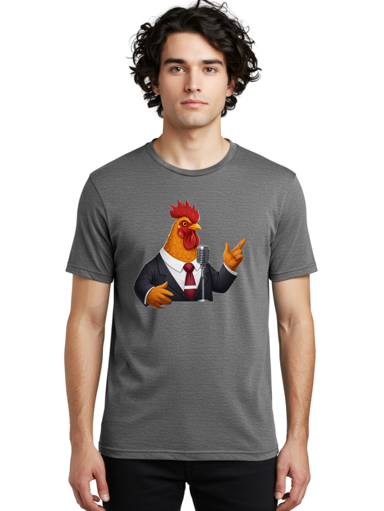 Chicken-In-Suit Men'S Graphic Tee, 100% Cotton, Comfortable Casual Summer Wear, Machine Washable, Vintage Camera, Old Camera, Antique Camera, Black Camera, Classic Photography, Photography Equipment, Nostalgic Device, Film Camera, Camera Art Bag282