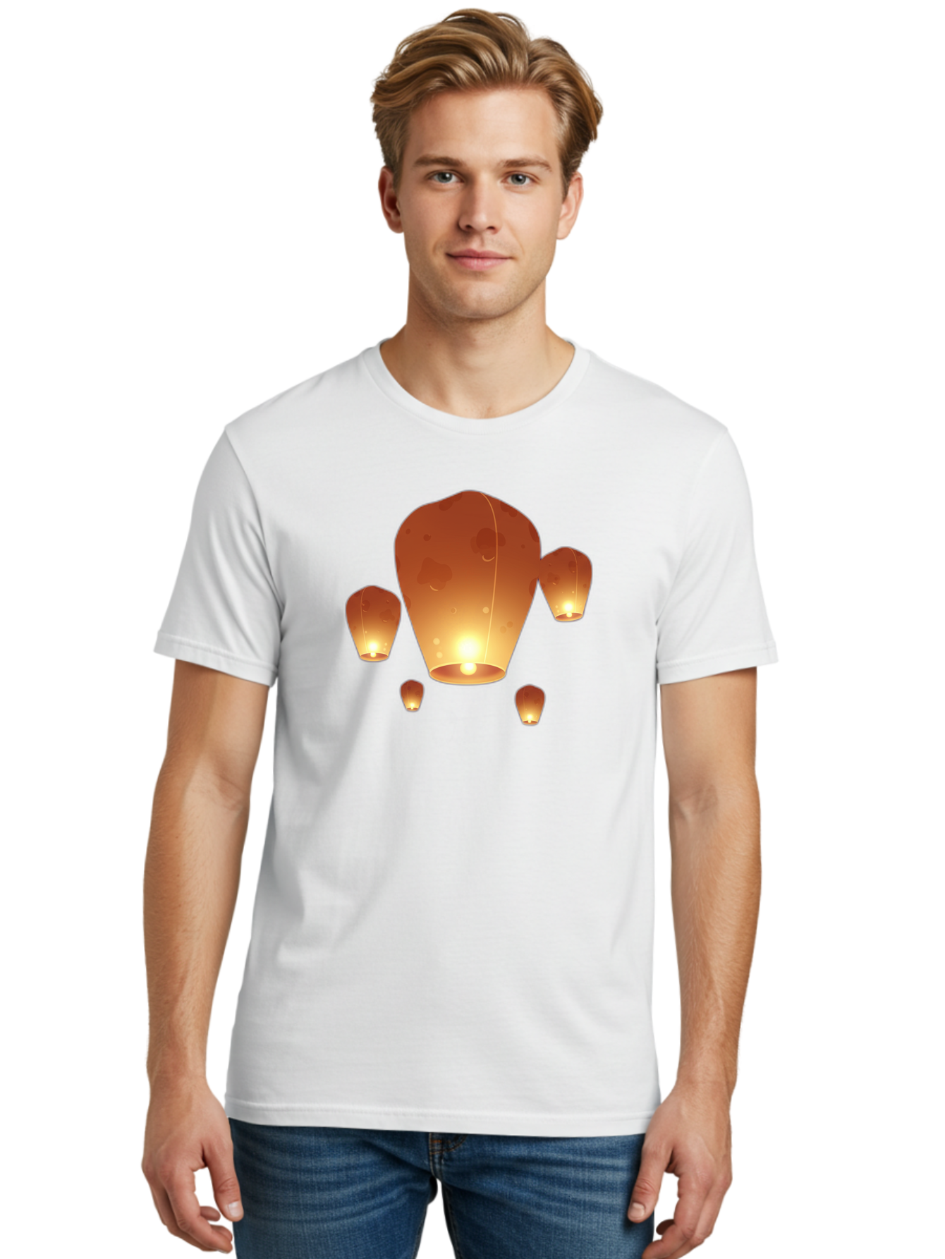 Chinese-Lanterns Men'S Graphic Tee, 100% Cotton, Comfortable Casual Summer Wear, Machine Washable, Vintage Camera, Old Camera, Antique Camera, Black Camera, Classic Photography, Photography Equipment, Nostalgic Device, Film Camera, Camera Art Bag285