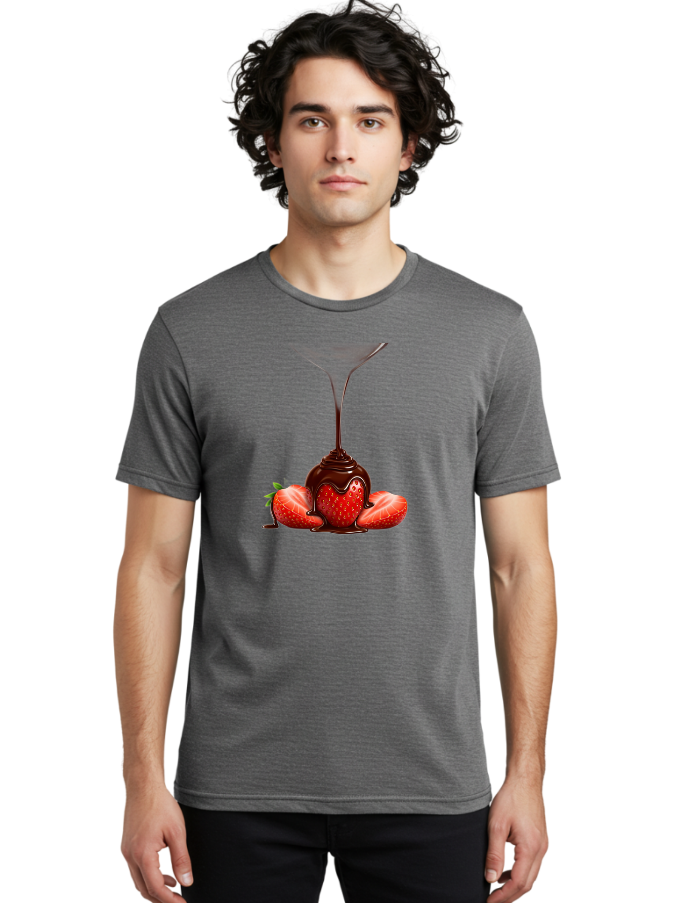 Chocolate-Covered-Strawberry Men'S Graphic Tee, 100% Cotton, Comfortable Casual Summer Wear, Machine Washable, Vintage Camera, Old Camera, Antique Camera, Black Camera, Classic Photography, Photography Equipment, Nostalgic Device, Film Camera, Bag288